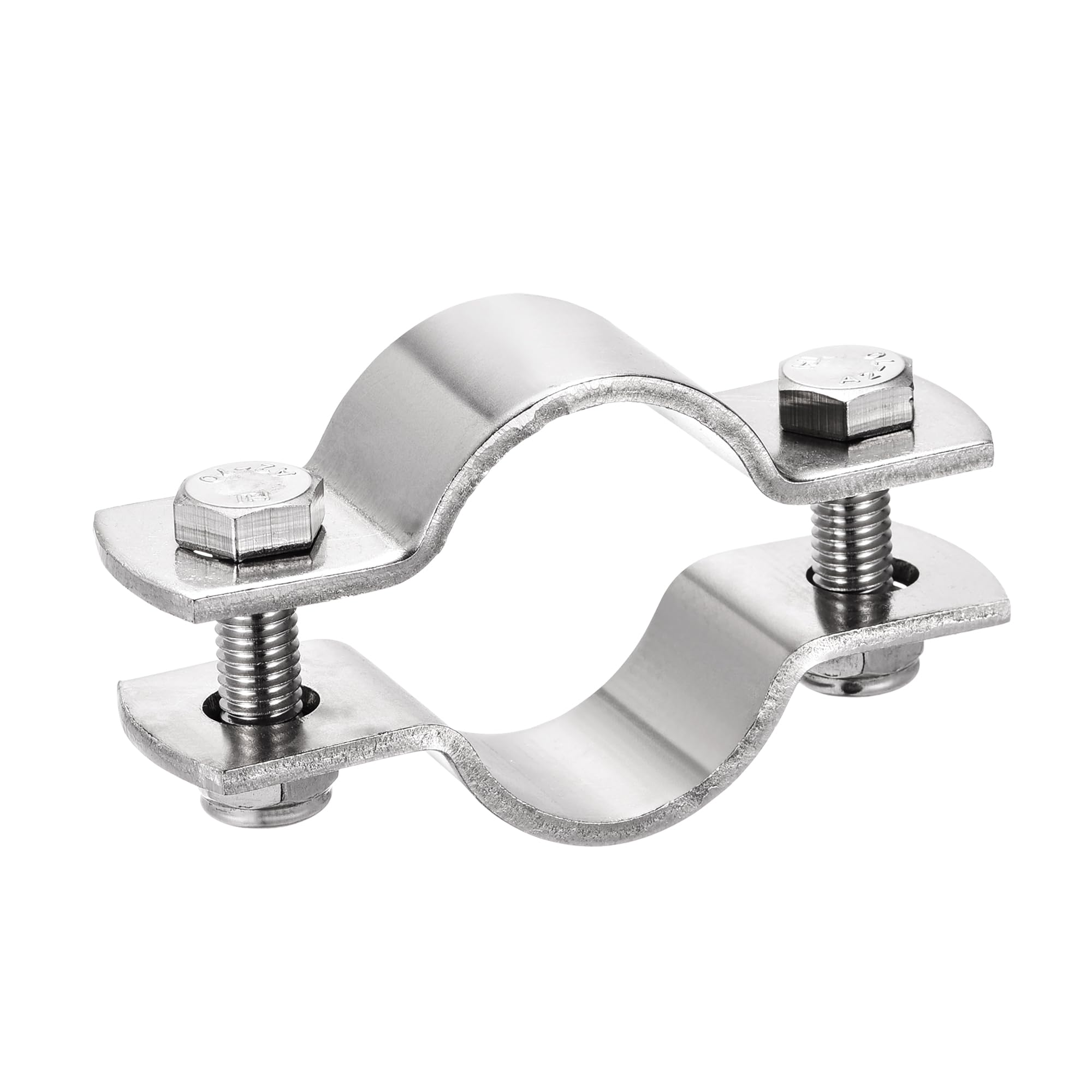 304 Stainless Steel Pipe Bracket Clamp - Wall/Ceiling Mount Support for 35mm Pipes | HVAC, Plumbing & Industrial Pipe Fixing Solution