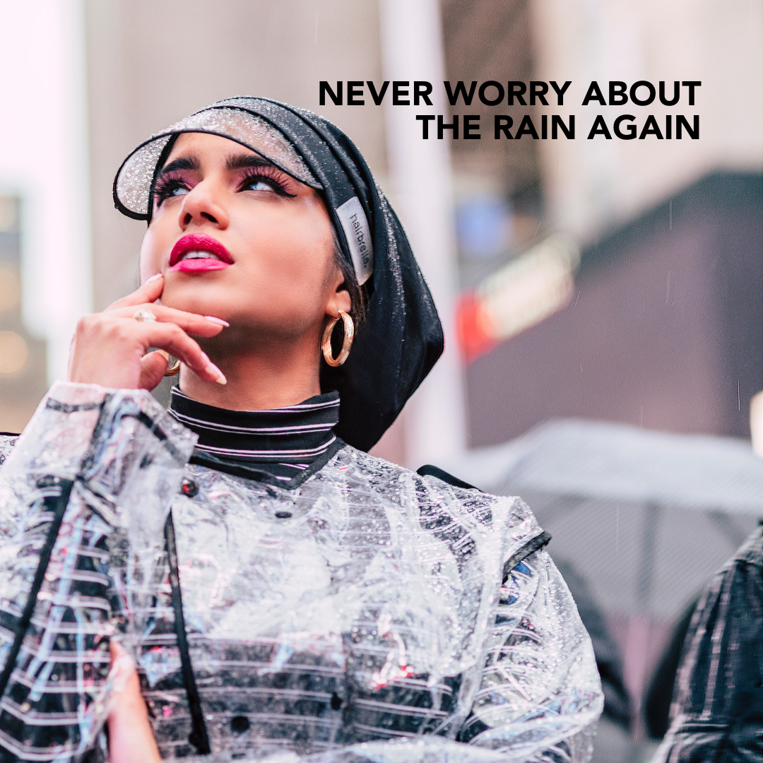 Bundle and Save: Hairbrella Satin-Lined Waterproof Rain Hat for Women - Perfect for Outdoor Activities, Commuting & Bad Weather Protection