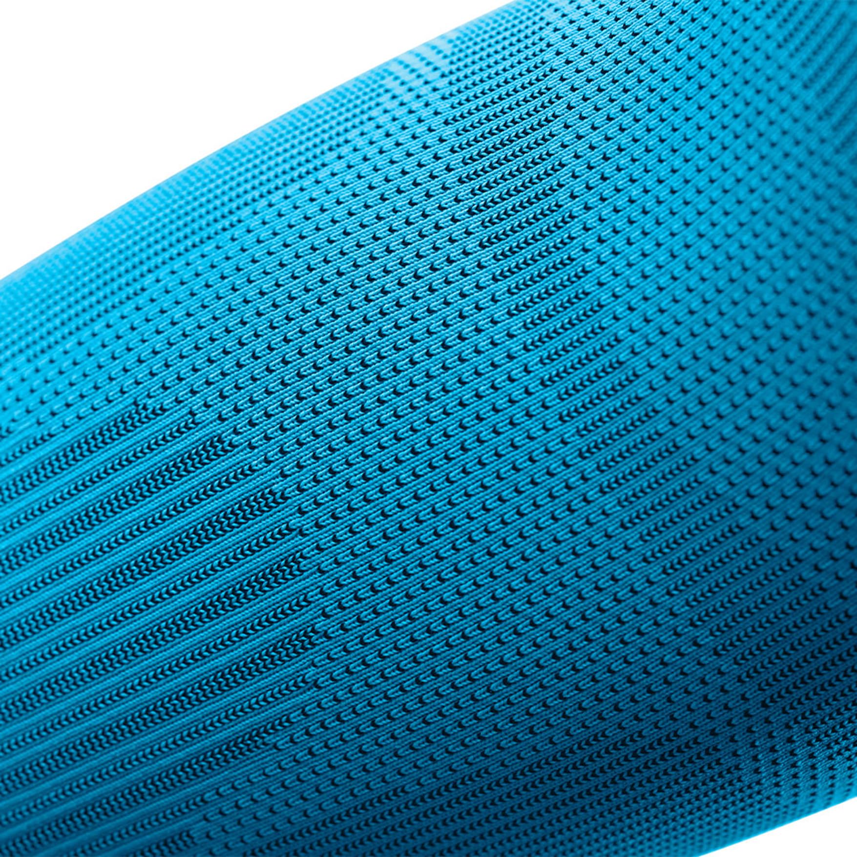 Bauerfeind Sports Compression Elbow Sleeve - Unisex Support for Tennis, Golf, Weightlifting & Impact Sports - Left/Right Arm Fit - Medium Size Rivera Blue - Ideal for Recovery & Joint Pain Relief