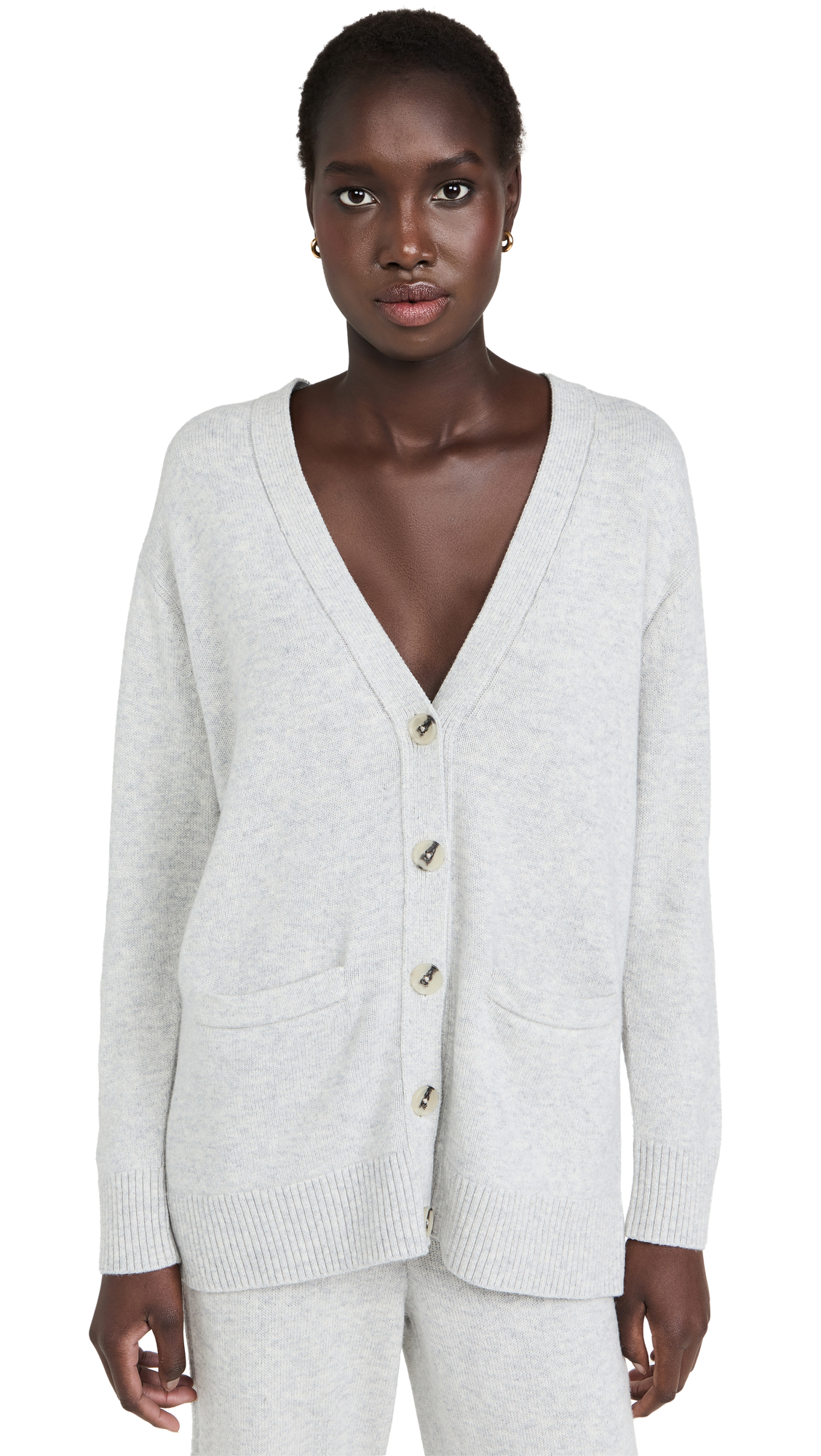 Club Monaco Women's Signature Easy Cardigan Sweater - Soft Knit Pullover for Casual Wear, Office & Layering