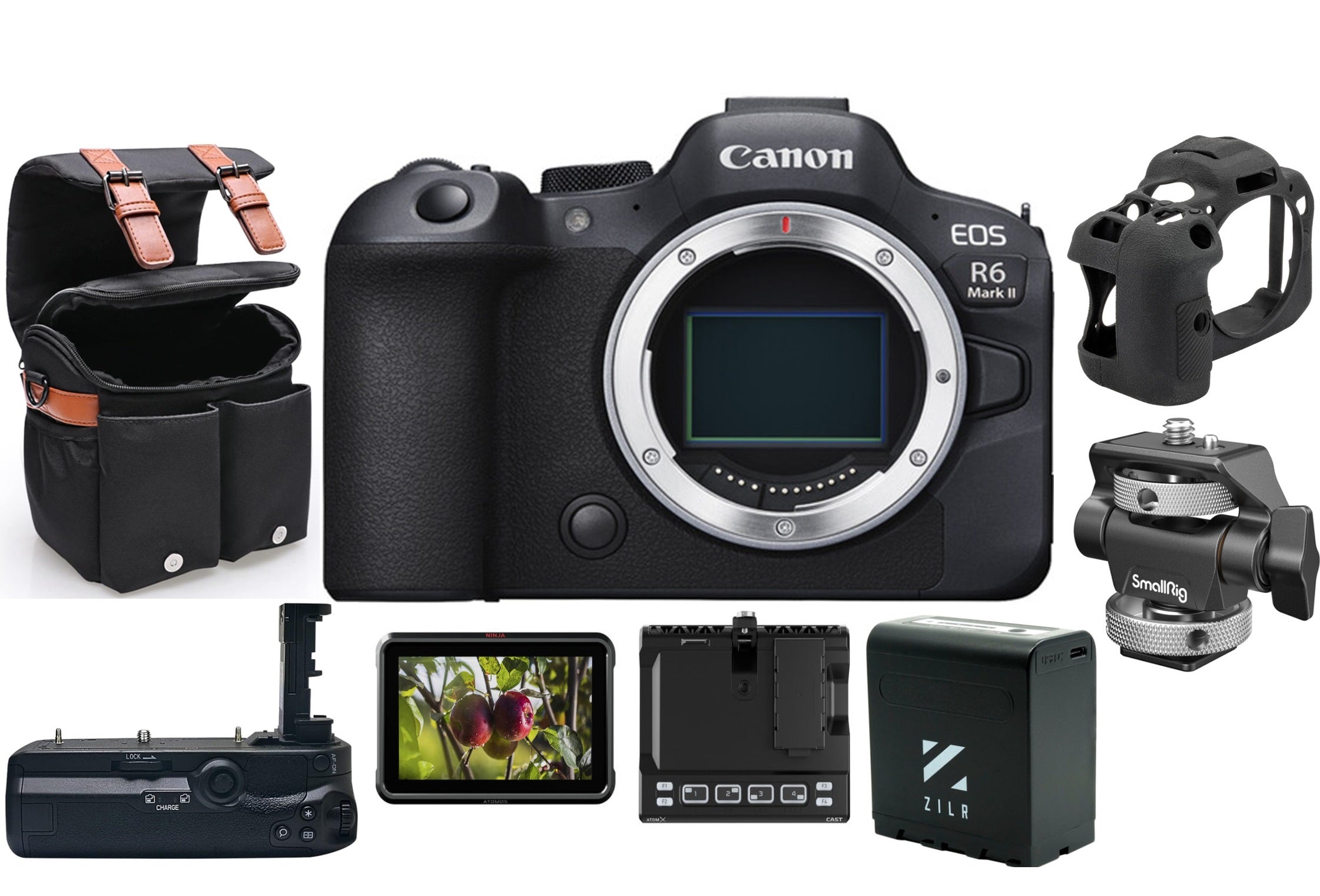 Canon EOS R6 Mark II Mirrorless Digital Camera with 24-105mm Lens | 4K Video, Full Frame CMOS Sensor | Perfect for Vlogging, Wedding Photography & Film Making