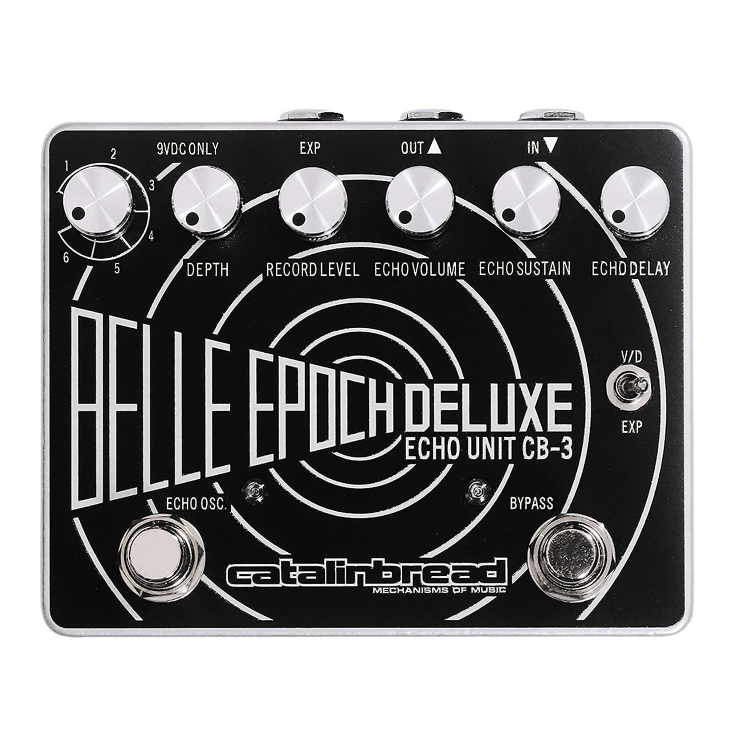 Catalinbread Belle Epoch Deluxe Analog Tape Echo Delay Pedal for Guitar - Vintage-Inspired Effects with Modern Reliability for Studio & Live Performances