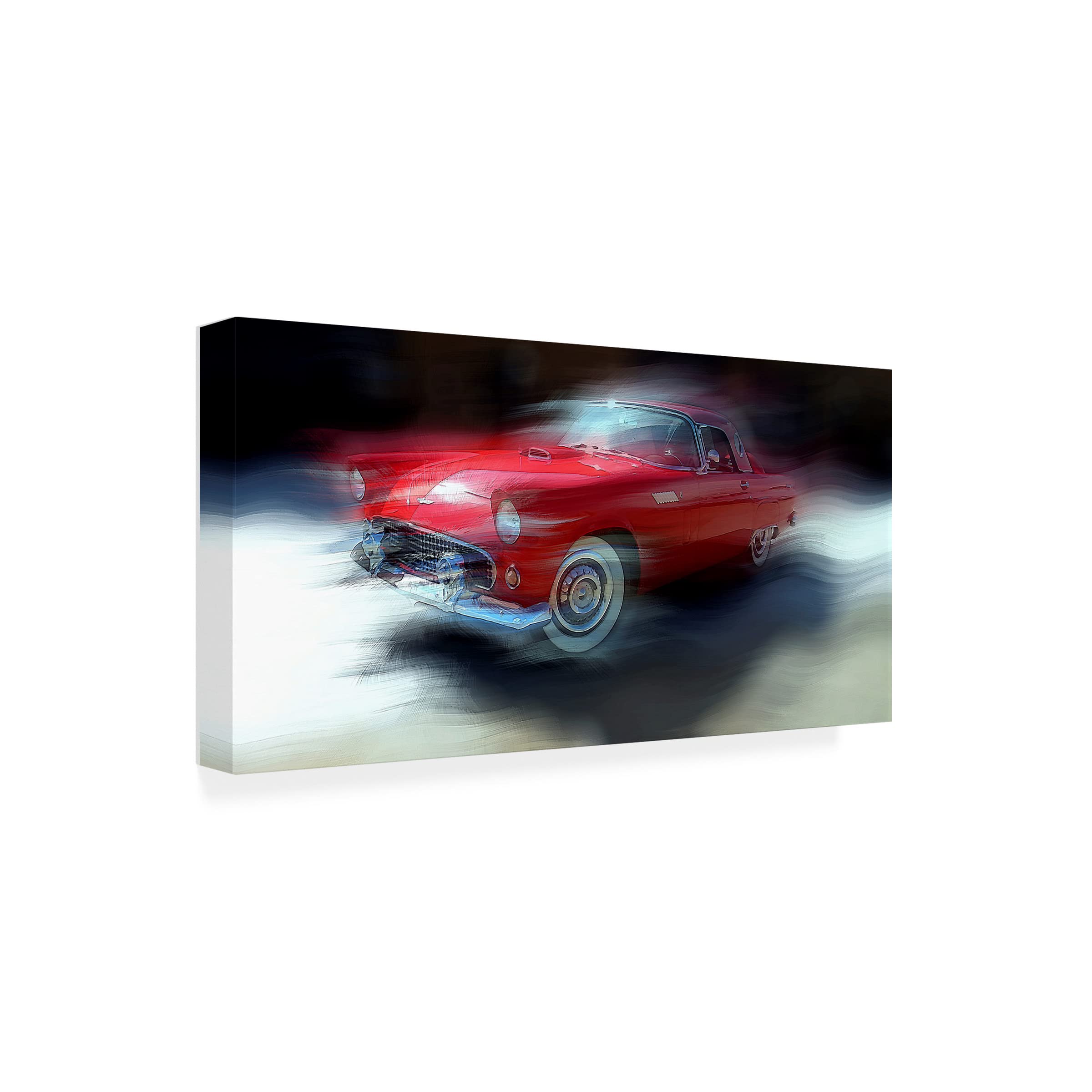 Trademark Fine Art 'Red Thunderbird' Canvas Wall Art by David Manhorse - Native American Inspired Home Decor for Living Room, Bedroom & Office