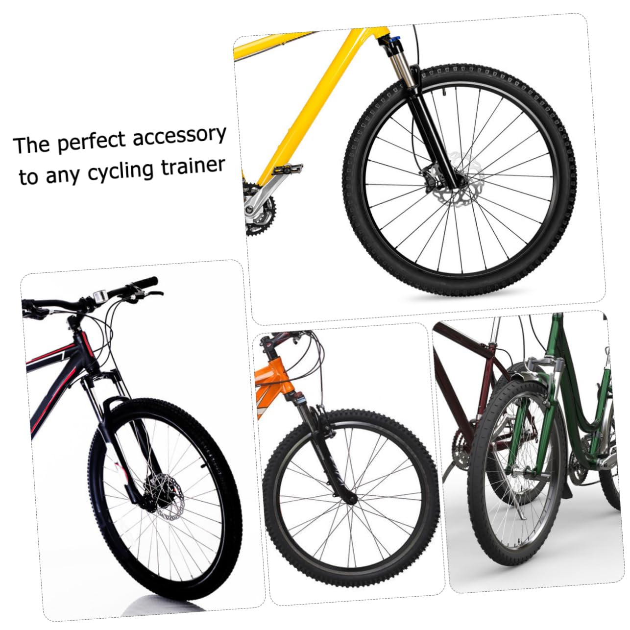 BESPORTBLE Bike Front Wheel Stabilizer Block - Heavy Duty Non-Slip Wheel Riser for Secure Bike Parking & Storage | Perfect for Garage, Home, and Workshop Use