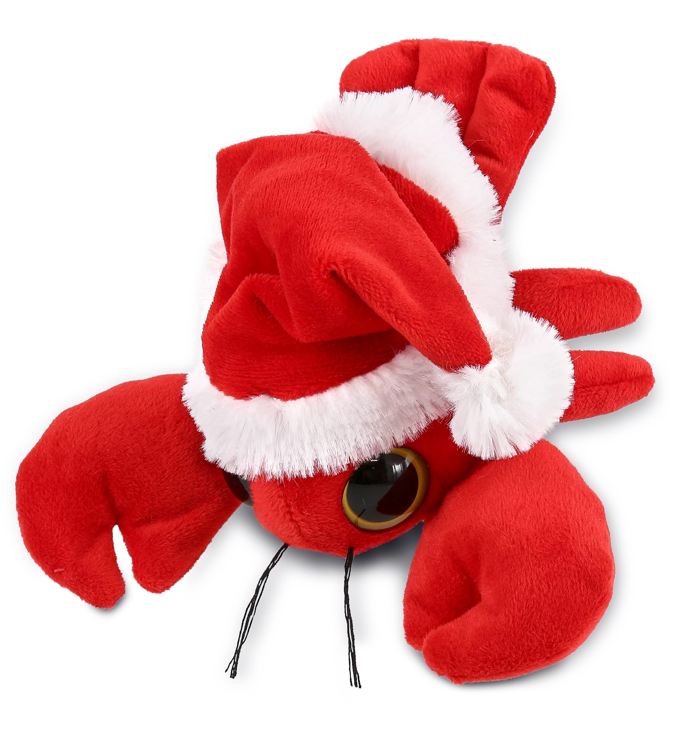 **DolliBu Santa Big Eye Lobster Plush Toy - 6