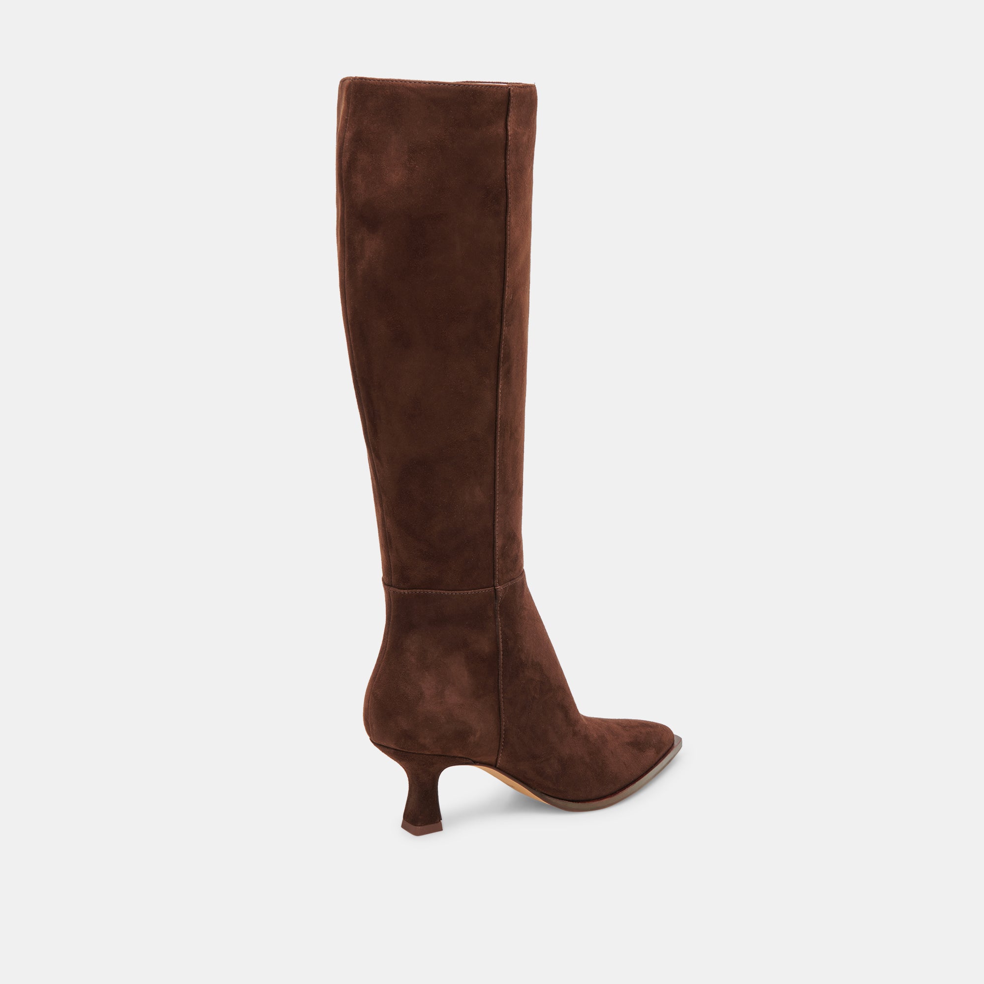 AUGGIE Wide Calf Boots for Women - DK Brown Suede - Comfortable & Stylish Winter Boots for Cold Weather & Outdoor Activities