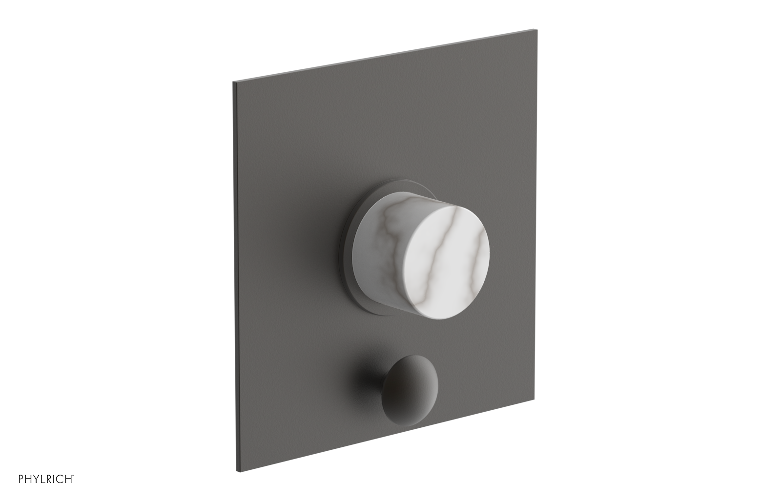Premium BASIC II Pressure Balance Shower Plate with Diverter & Handle Trim Set - 4 Inch Chrome Finish for Bathroom Renovation | Perfect for Modern Home & Spa Experience