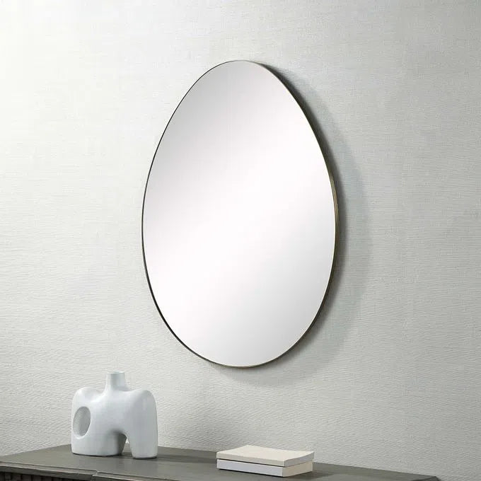 Ova Mirror - Full Length Wall Mirror with Adjustable Tilt, Shatterproof & Anti-Fog, Perfect for Bedroom, Living Room, Gym, and Dance Studio
