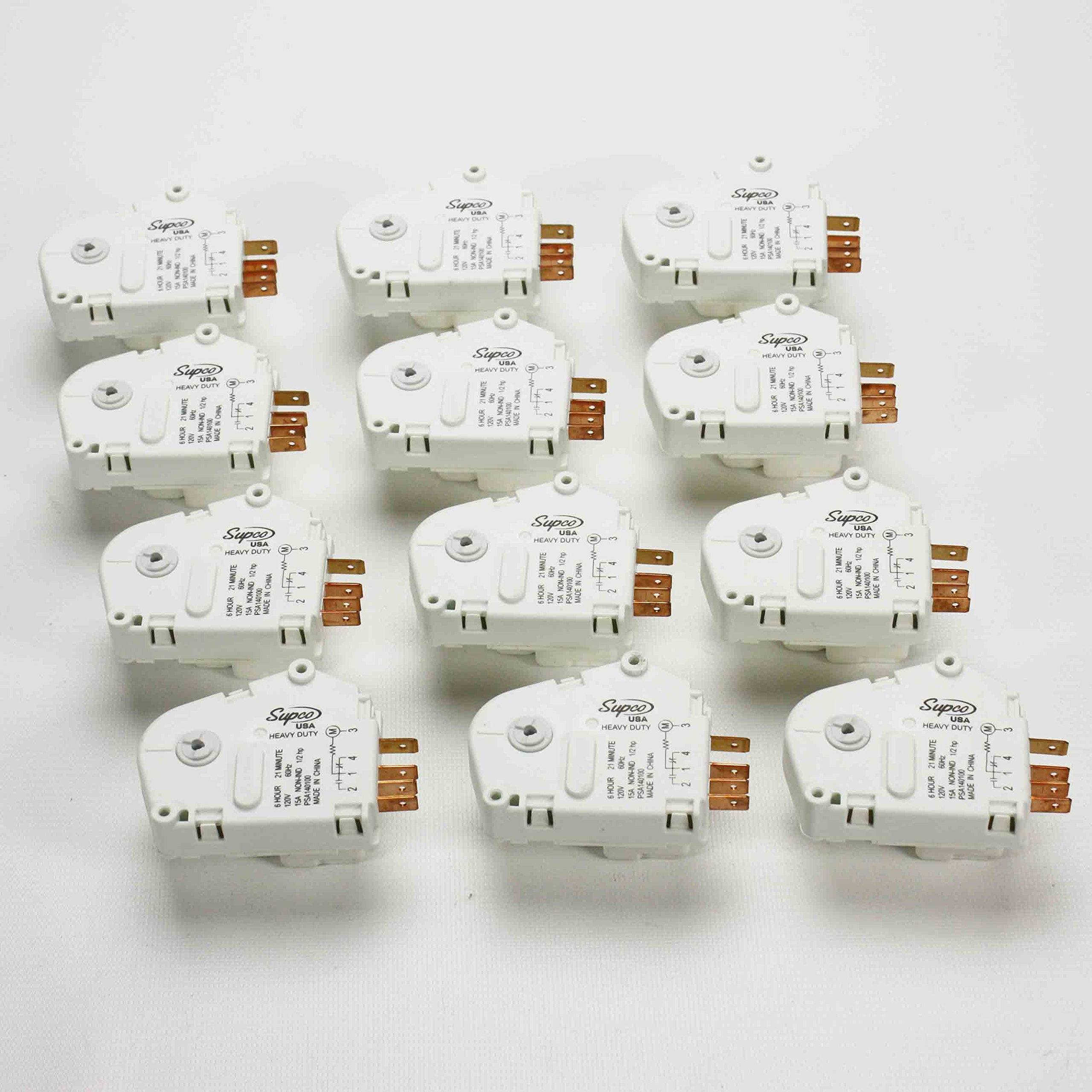 Supco SPA1401AD 6-Hour 21-Minute Defrost Timer for Refrigerators & Freezers - Commercial & Home Appliance Repair Replacement Part