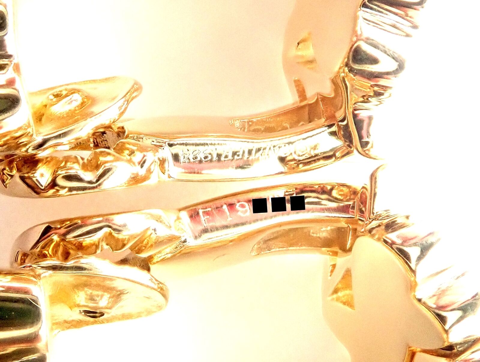 Authentic Cartier 18k Yellow Gold Double Heart Hoop Earrings for Women - Luxury Valentine's Day Gift & Anniversary Jewelry for Her