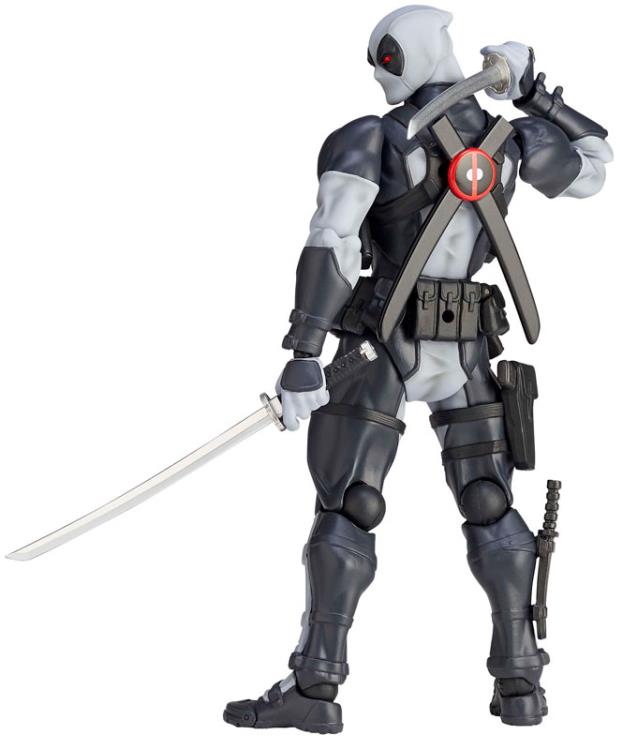 Amazing Yamaguchi Revoltech Deadpool X-Force Action Figure No. 001EX - Highly Articulated Collectible for Marvel Fans & Display