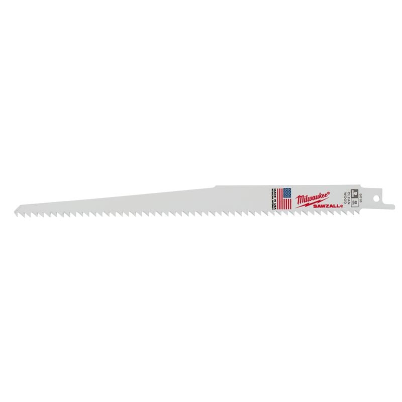 5-Pack 9-Inch 6 TPI Fleam Ground SAWZALL Blades - Heavy-Duty Metal Cutting for Demolition, Renovation & Construction Projects