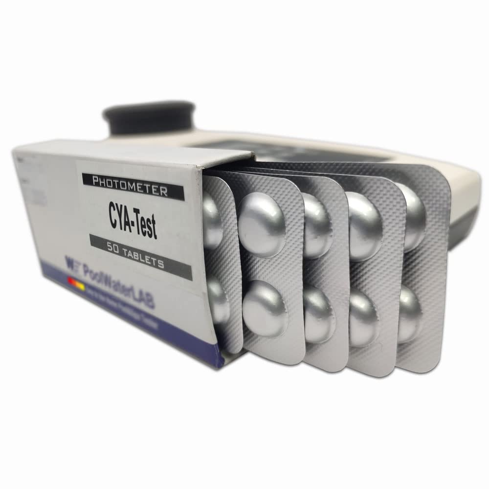 Pool Water Testing Reagents for CyA-Test - Accurate Cyanuric Acid Test Kit for PoolLab & PoolWaterLAB | Ideal for Swimming Pool Maintenance & Water Quality Analysis