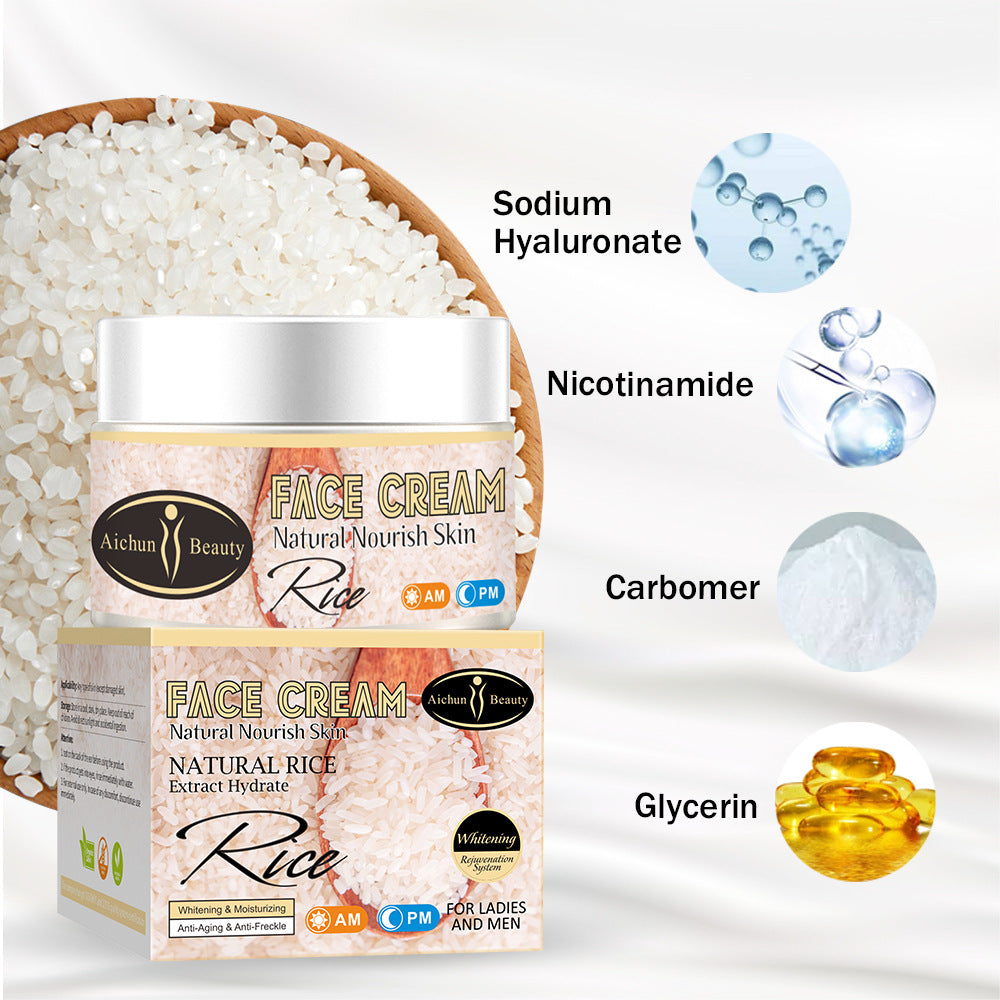 Hydrating & Brightening Skincare Set - Face Moisturizer & Serum for Glowing Skin - Perfect for Daily Routine & Night Care