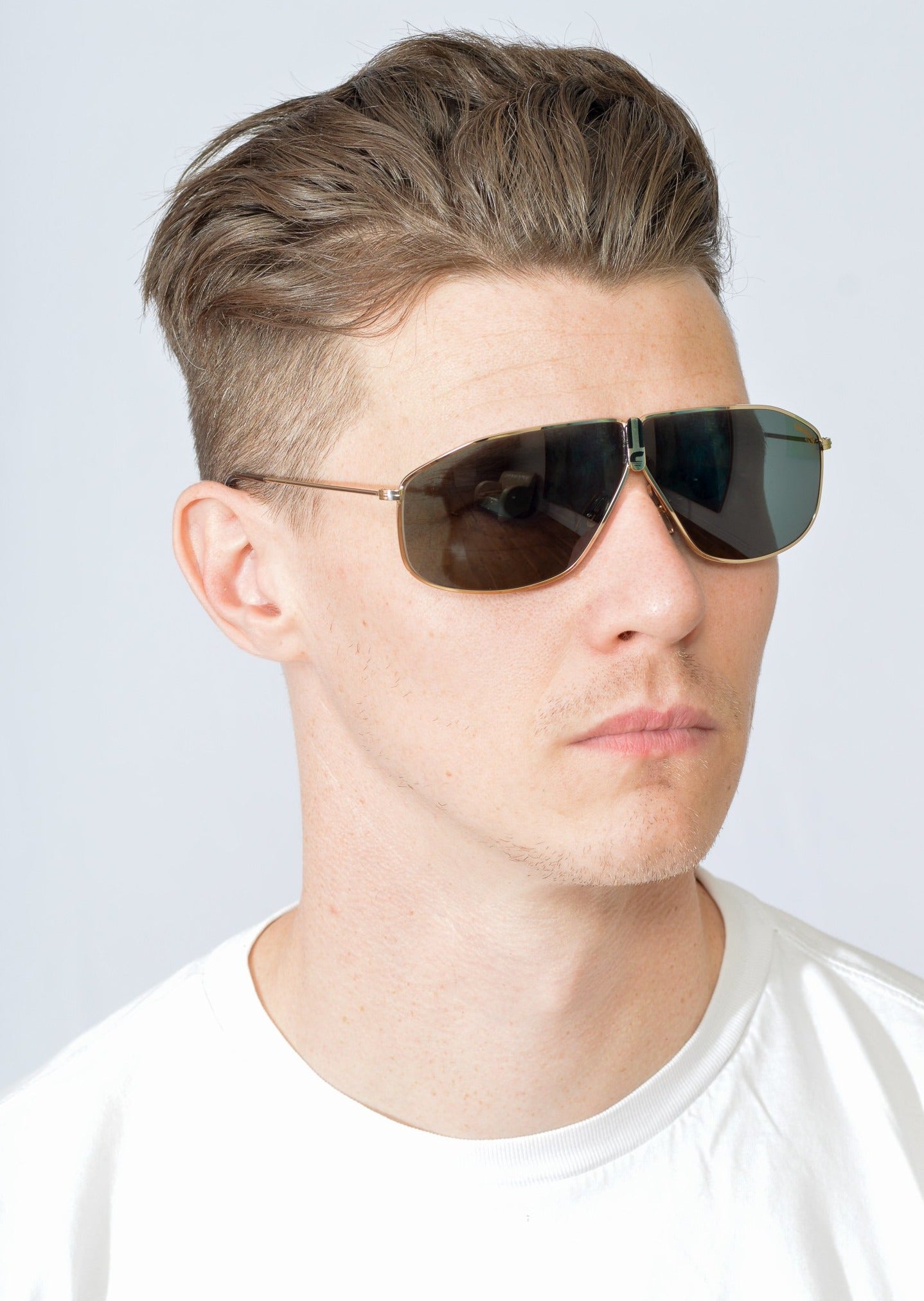 Carrera 5438 40G Sunglasses - Polarized UV Protection Aviator Style for Men & Women - Perfect for Driving, Outdoor Sports & Beach Vacations