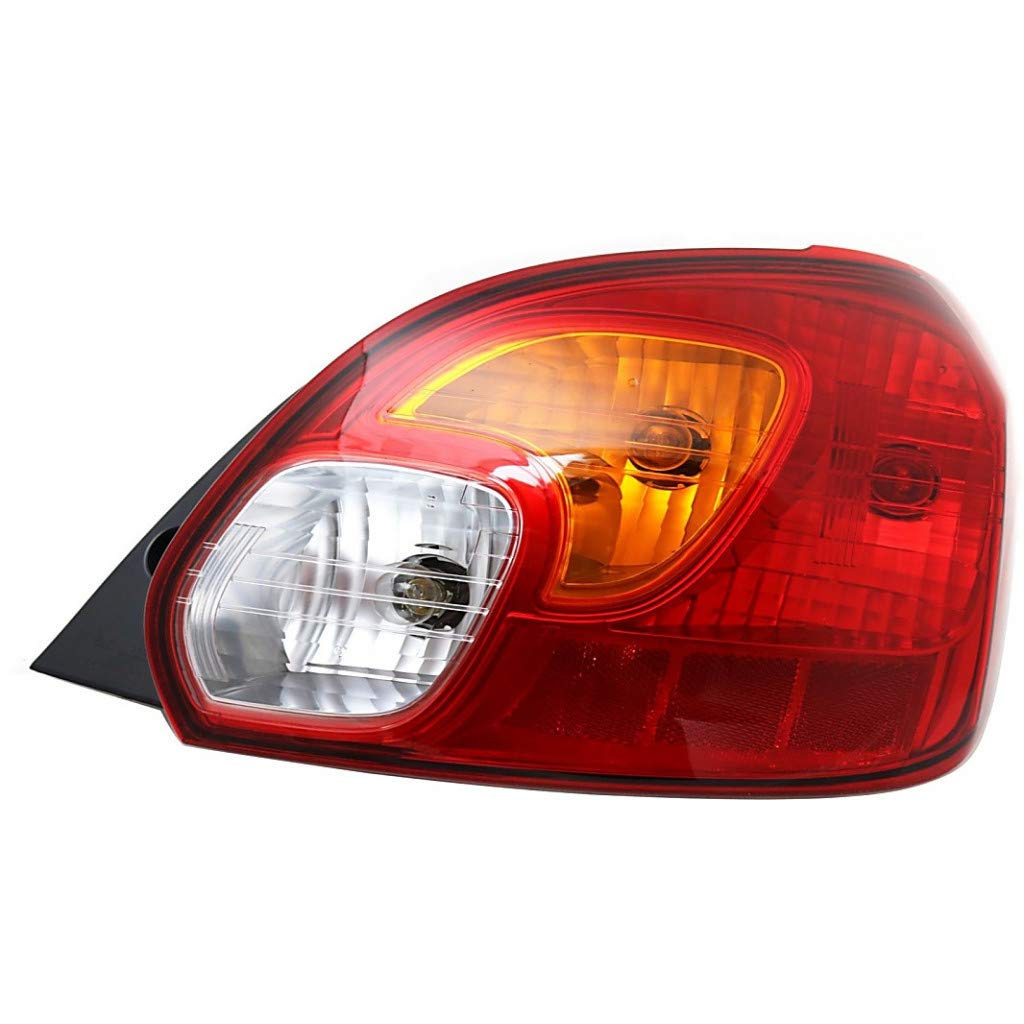 2014-2015 Mitsubishi Mirage Tail Light Assembly - DOT Certified LED Brake Lights w/Bulbs (Driver & Passenger Side) | Direct Replacement for MI2800136 | Perfect for Night Driving & Enhanced Safety