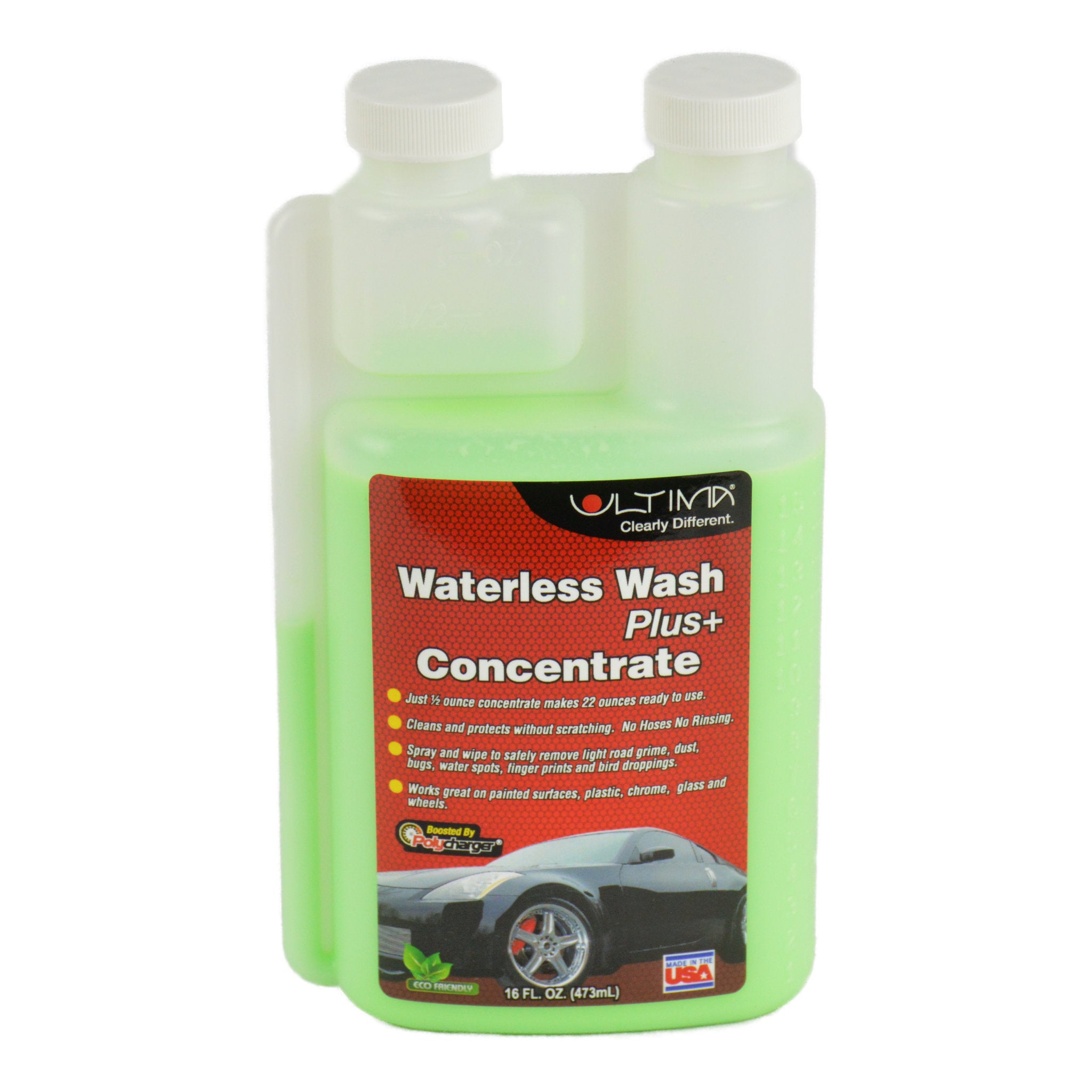 Ultima Waterless Wash Plus - Premium Waterless Car Wash Spray for Quick & Easy Cleaning - Perfect for Cars, Trucks, Motorcycles & RVs On-The-Go