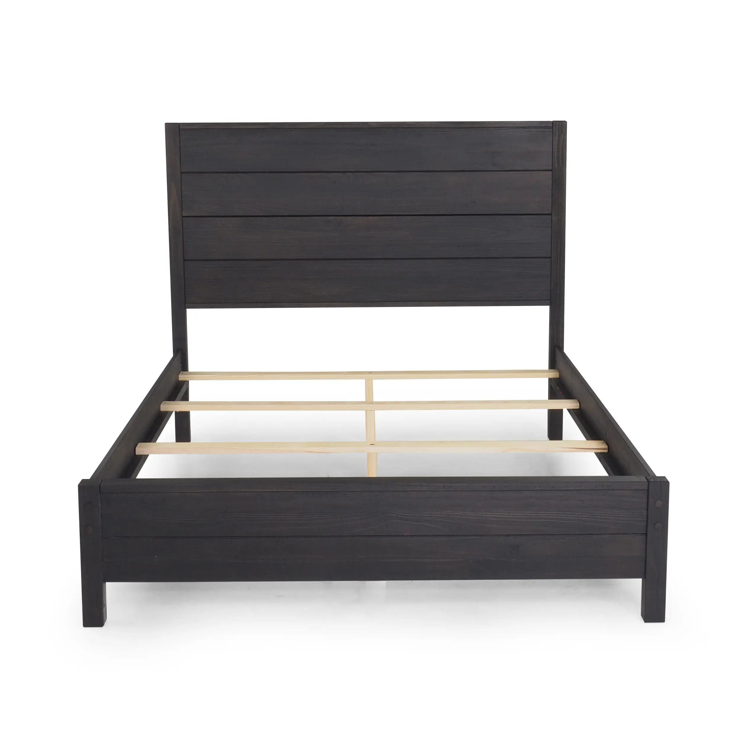 Montauk 5-Piece Bedroom Set - Queen Size Bed, Dresser, Nightstands & Mirror - Modern Farmhouse Furniture for Cozy Home Decor