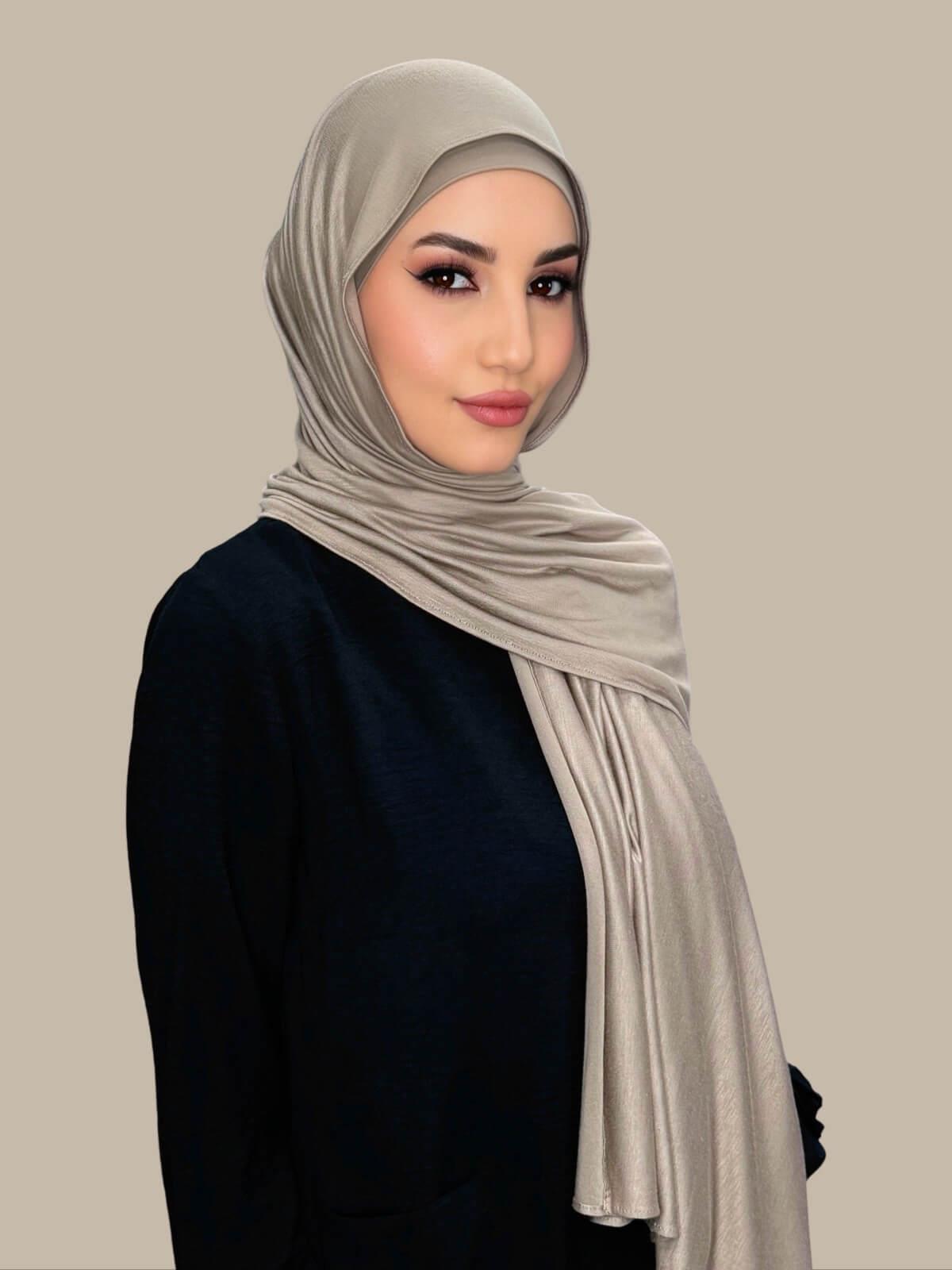 Premium Jersey Hijab Scarf - Soft & Breathable Muslim Headscarf for Women - Perfect for Daily Wear, Prayer, and Modest Fashion