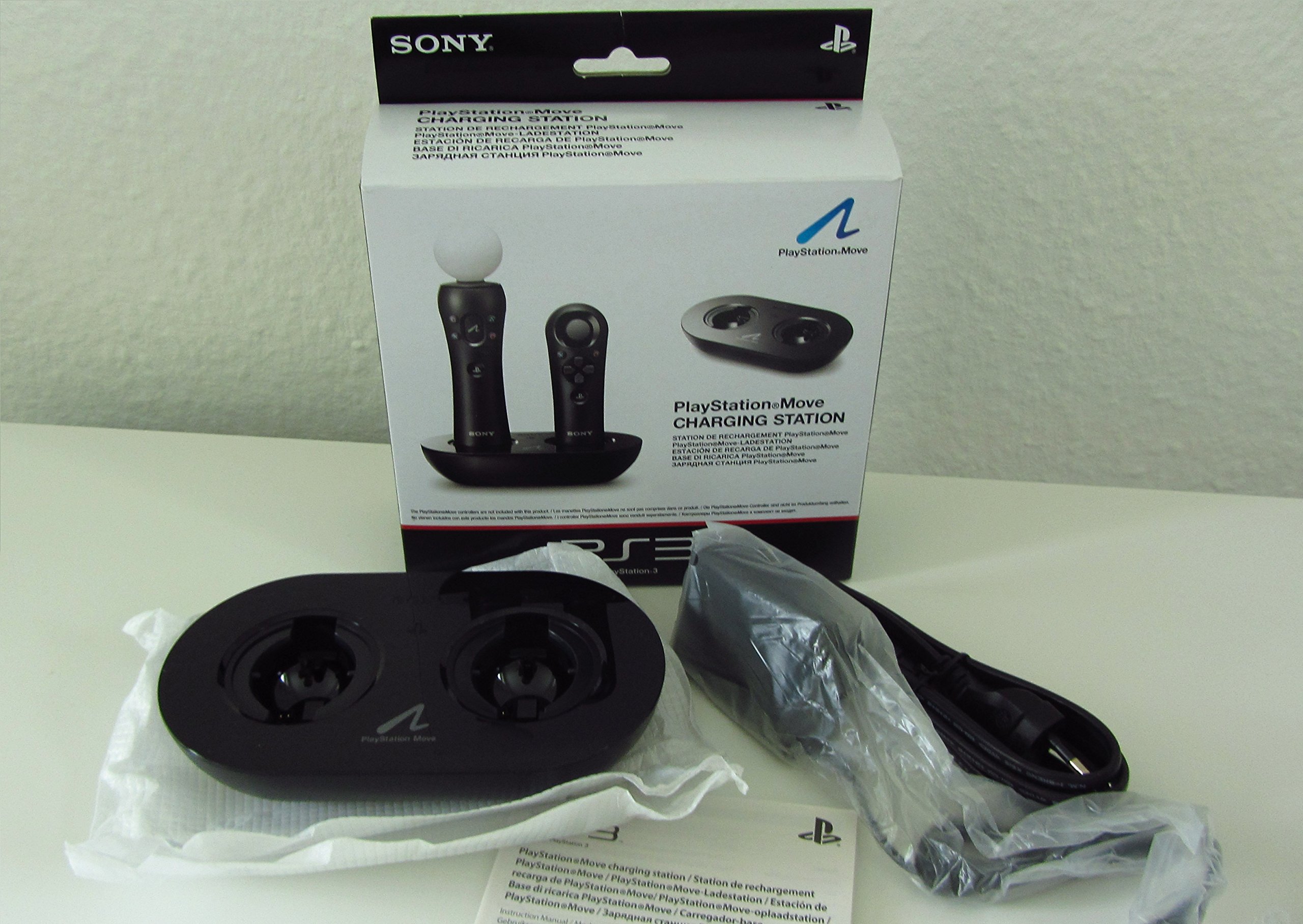 Original PlayStation Move Charging Station - Fast & Reliable Dual Controller Dock for PS4 & PS5 | Perfect for Gaming Sessions & VR Setups
