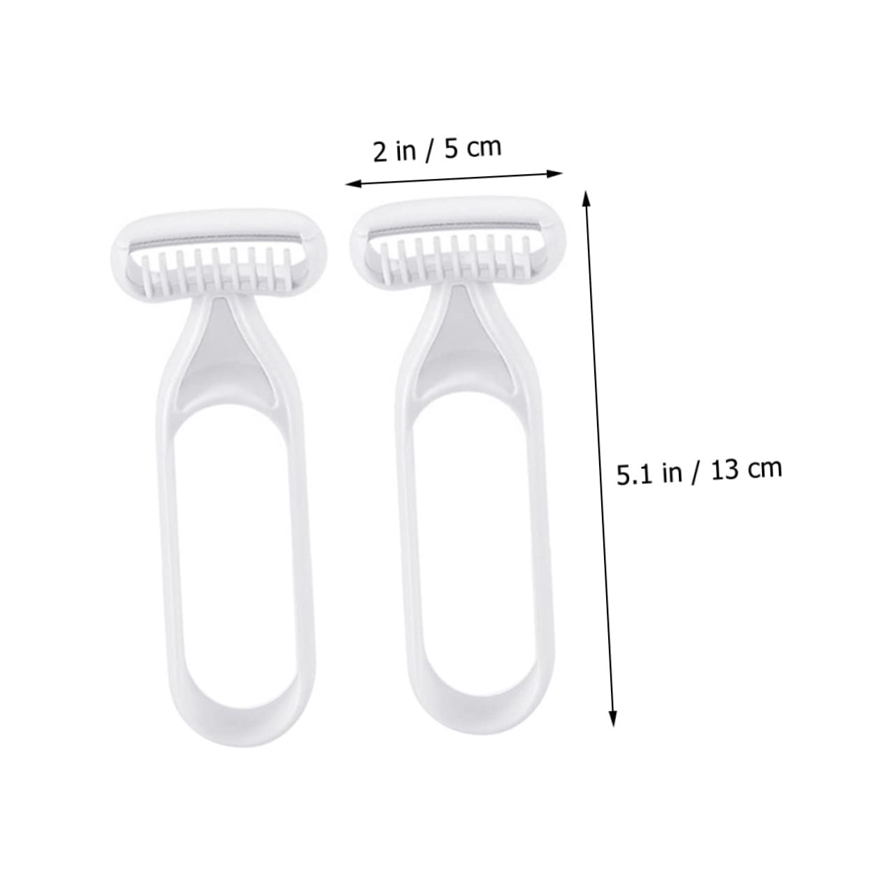 Women's Underarm Razor & Body Hair Trimmer Set - Manual Bikini & Leg Hair Remover for Smooth Skin | Perfect for Shaving, Travel & Personal Grooming