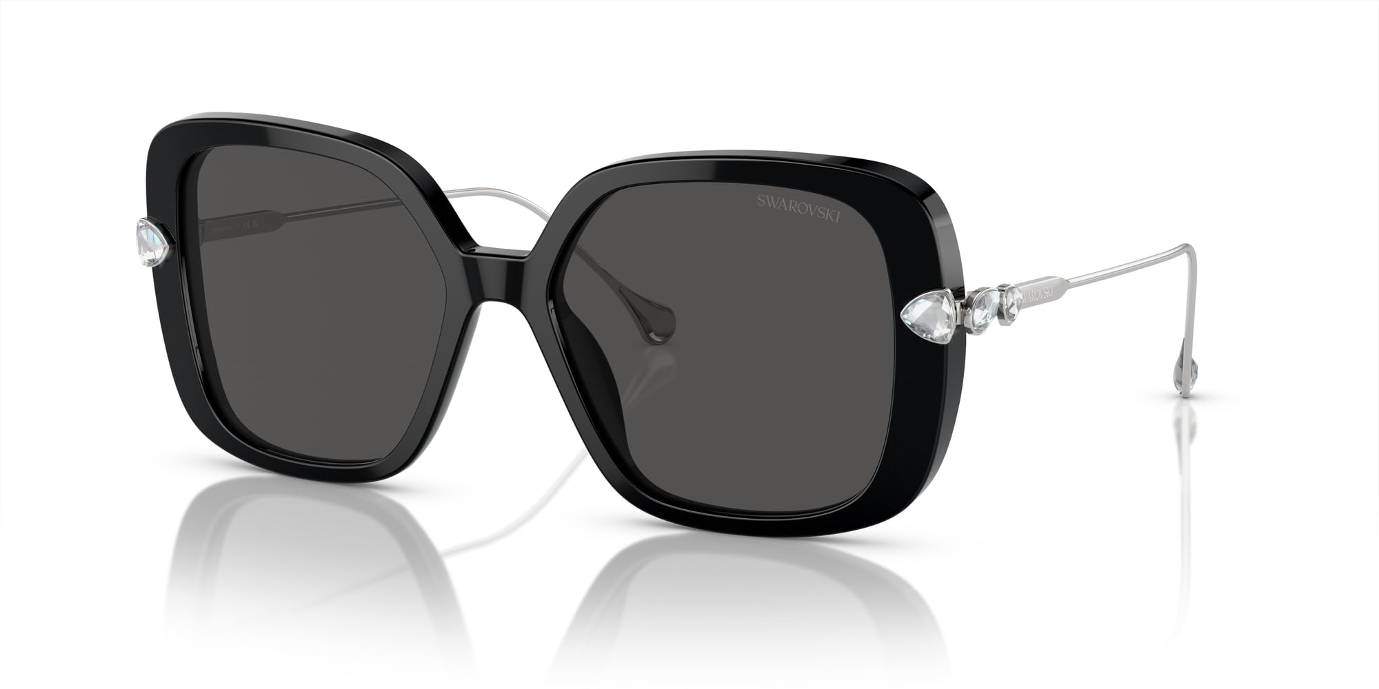 Swarovski Sk6011 Square Sunglasses for Women - UV Protection, Stylish & Elegant Design - Perfect for Outdoor Activities, Beach, and Fashion Accessories