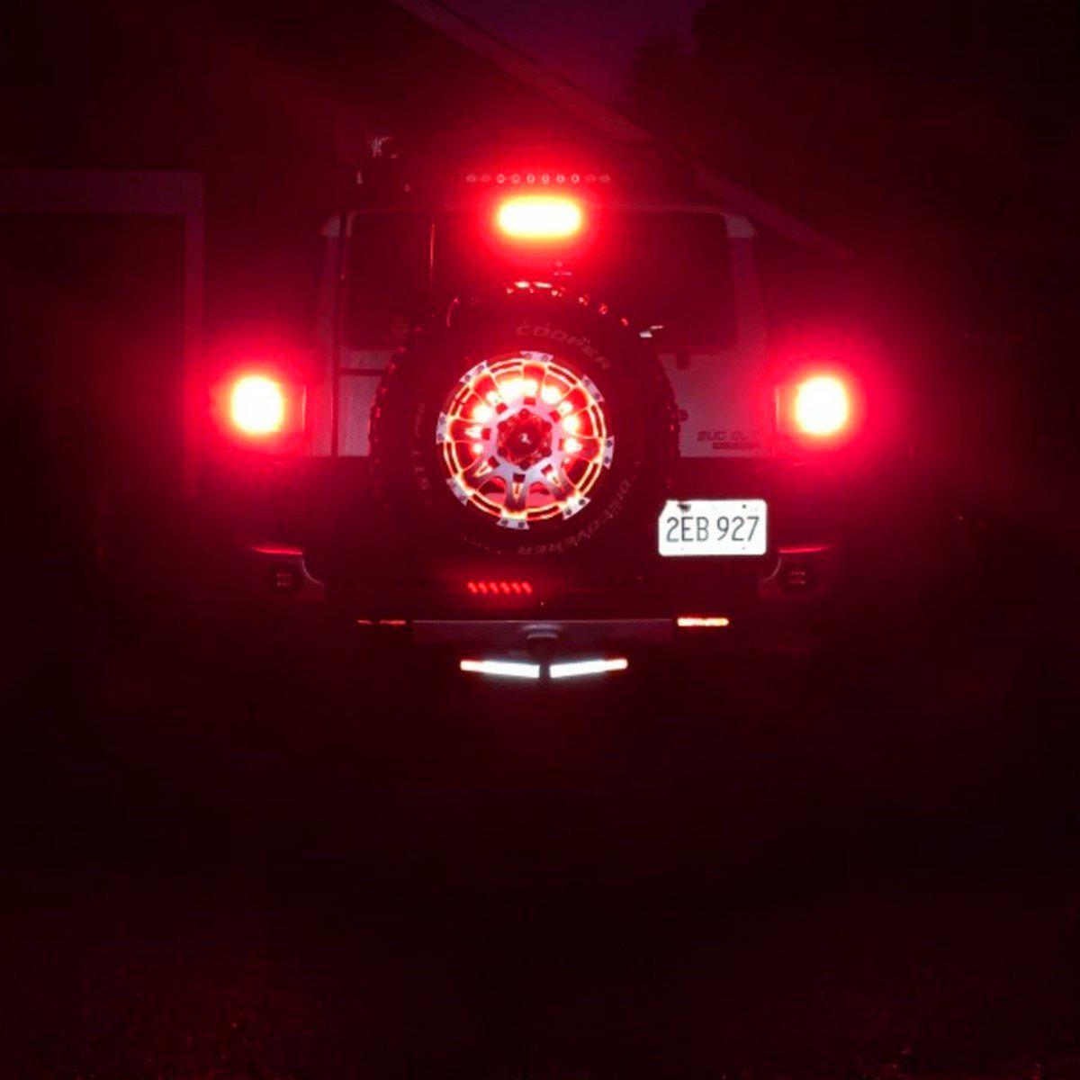 BAY15D 1157 LED Bulbs Super Bright 12V 6000K White/Amber/Red - Dual Function Tail Light & Brake Light Bulbs for Cars, Trucks, Motorcycles, Boats & RVs
