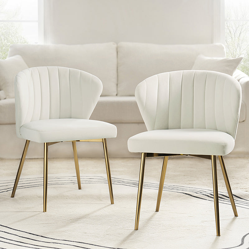 Luxury Aruna Velvet Upholstered Accent Chair - Soft Velvet Fabric, Comfortable Seating for Living Room, Bedroom, or Office - Elegant Home Decor & Stylish Furniture