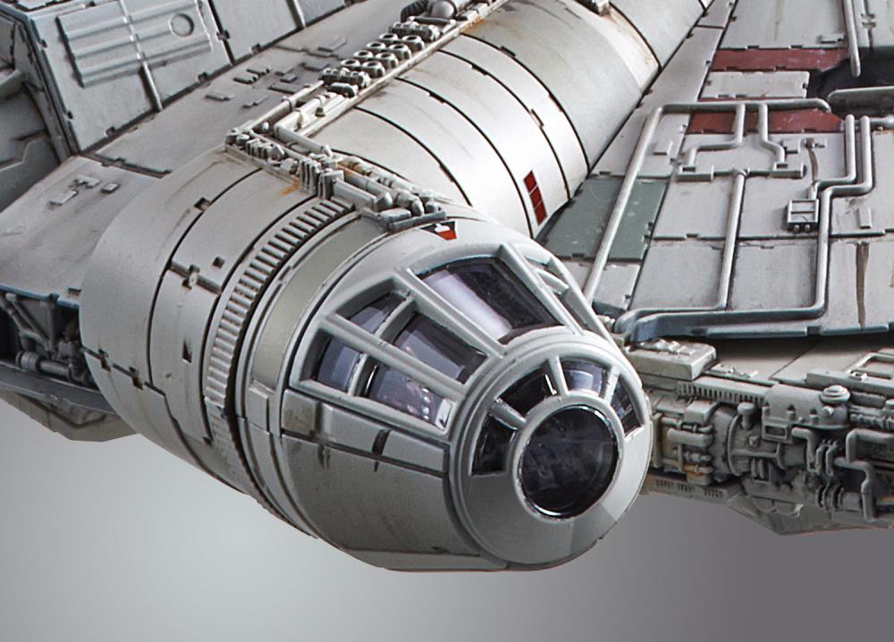Bandai Star Wars Millennium Falcon Model Kit (The Rise of Skywalker Version) - Build & Display Your Own Iconic Star Wars Ship for Collectors & Fans