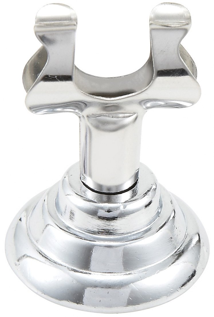 Winco Harp Clip Style Menu Holders with Heavy Cast Base - Pack of 12 | Durable Restaurant Menu Display for Tables, Bars & Cafes - Perfect for Daily Use in Food Service Businesses