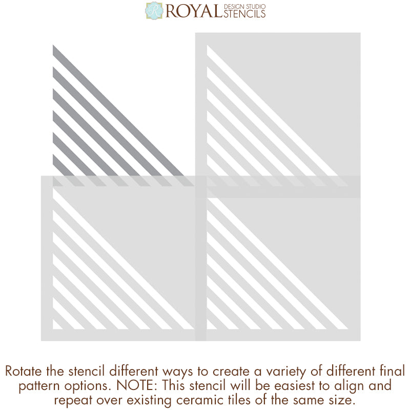 Tile Stencil Kit for DIY Home Decor - Reusable Tile Painting Templates for Bathroom, Kitchen, and Backsplash Projects