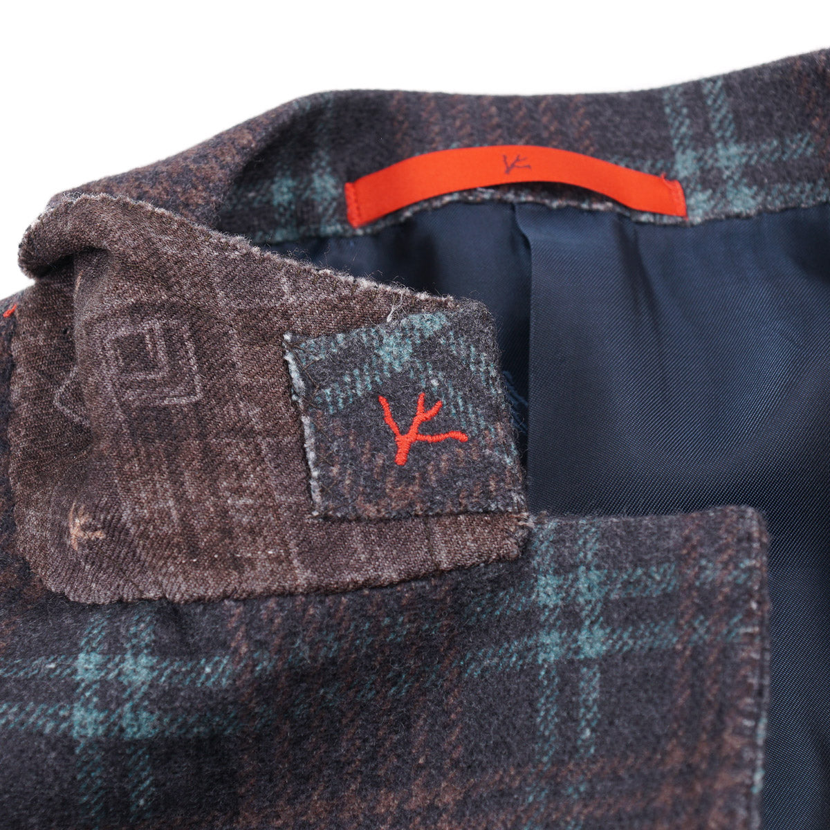 Isaia Men's Flannel Wool Cashmere Sport Coat - Premium Tailored Blazer for Business, Office & Formal Events