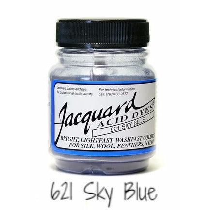 Premium Jacquard Acid Dyes - 1/2 oz (14g) Vibrant Fabric Dye for Silk, Wool & Nylon - Professional Textile Coloring for DIY, Tie-Dye & Fiber Arts Projects