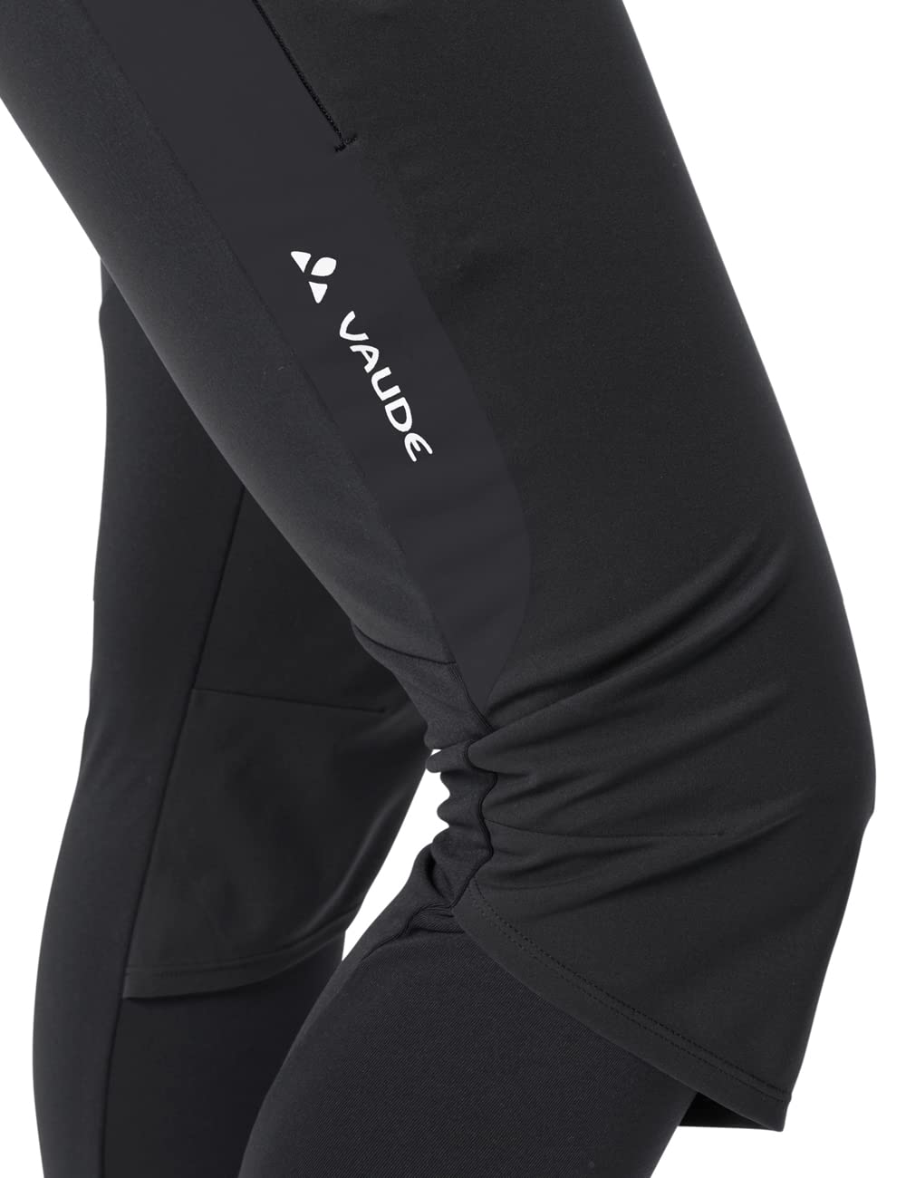 VAUDE Women's Kuro Warm Hybrid Tights - Thermal Cycling Pants with Seat Pad - Winter Bike Riding & Outdoor Sports Gear for Cold Weather