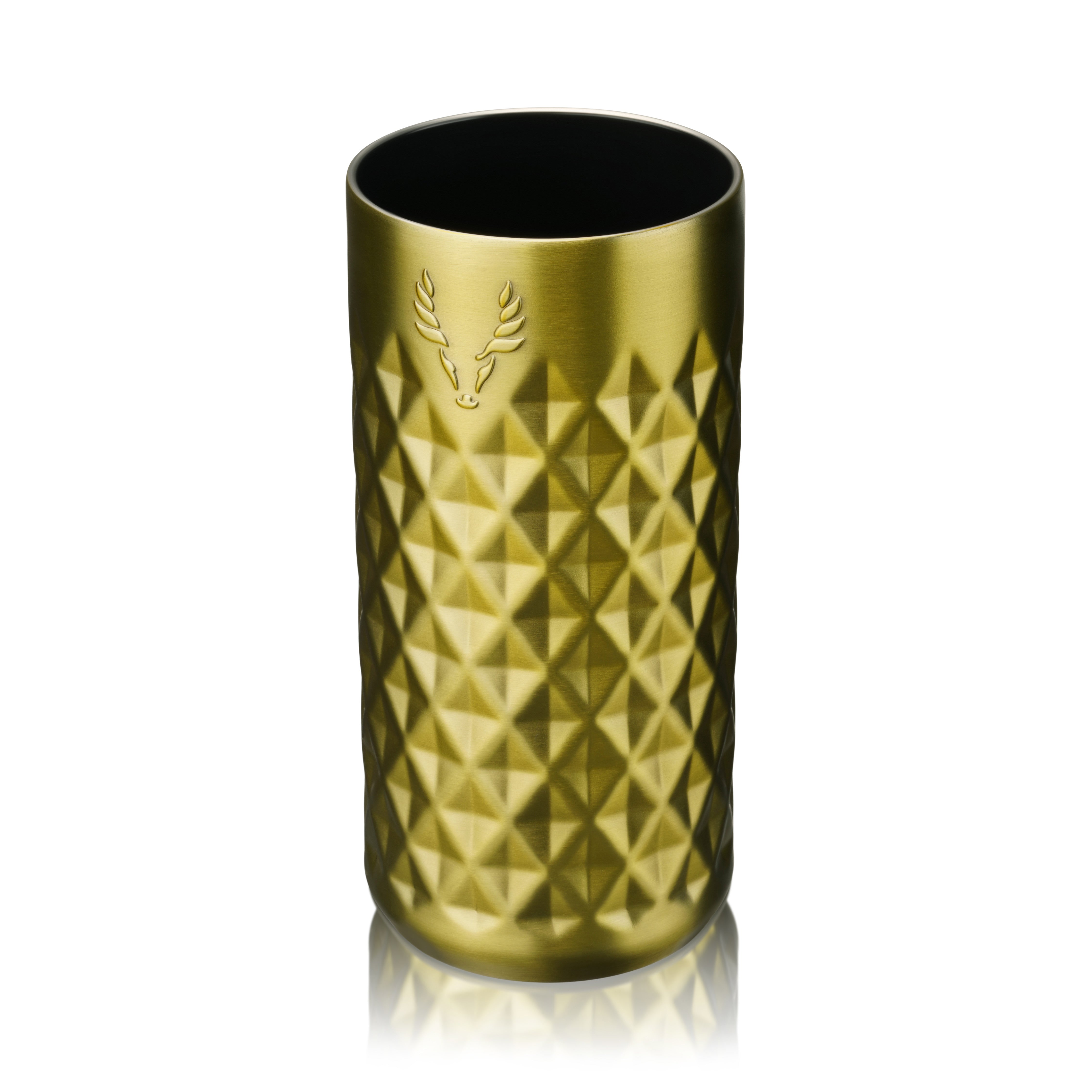 Premium Gold Stainless Steel Highball Tumbler - 20oz Insulated Drinking Cup for Cocktails, Iced Coffee & Beverages - Keeps Drinks Cold for Hours - Perfect for Home, Office & Outdoor Use