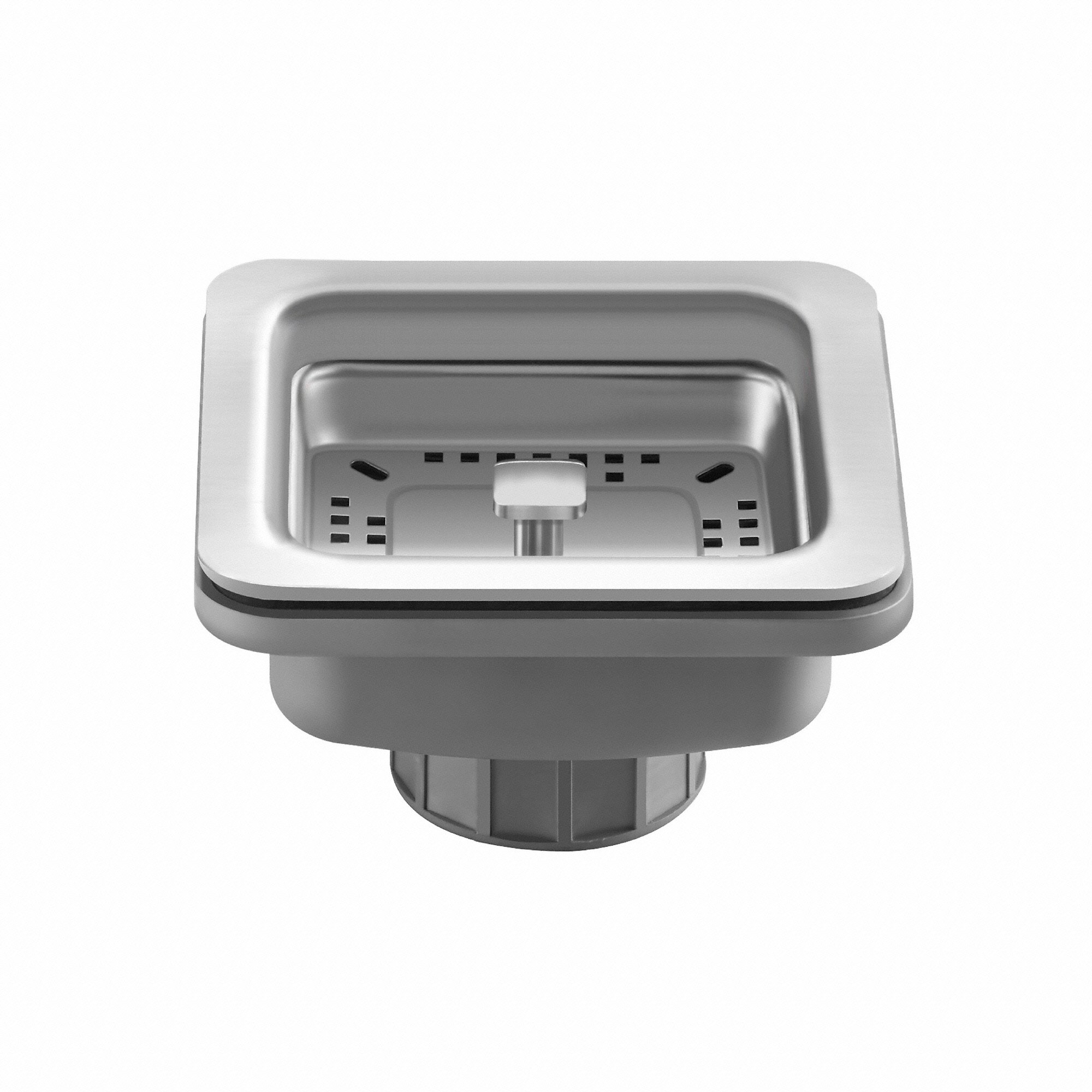 KRAUS ST-3 Premium Stainless Steel Kitchen Sink Strainer Basket - Durable Food Waste Catcher for Easy Cleaning | Perfect for Home Kitchen, Restaurant & Commercial Use
