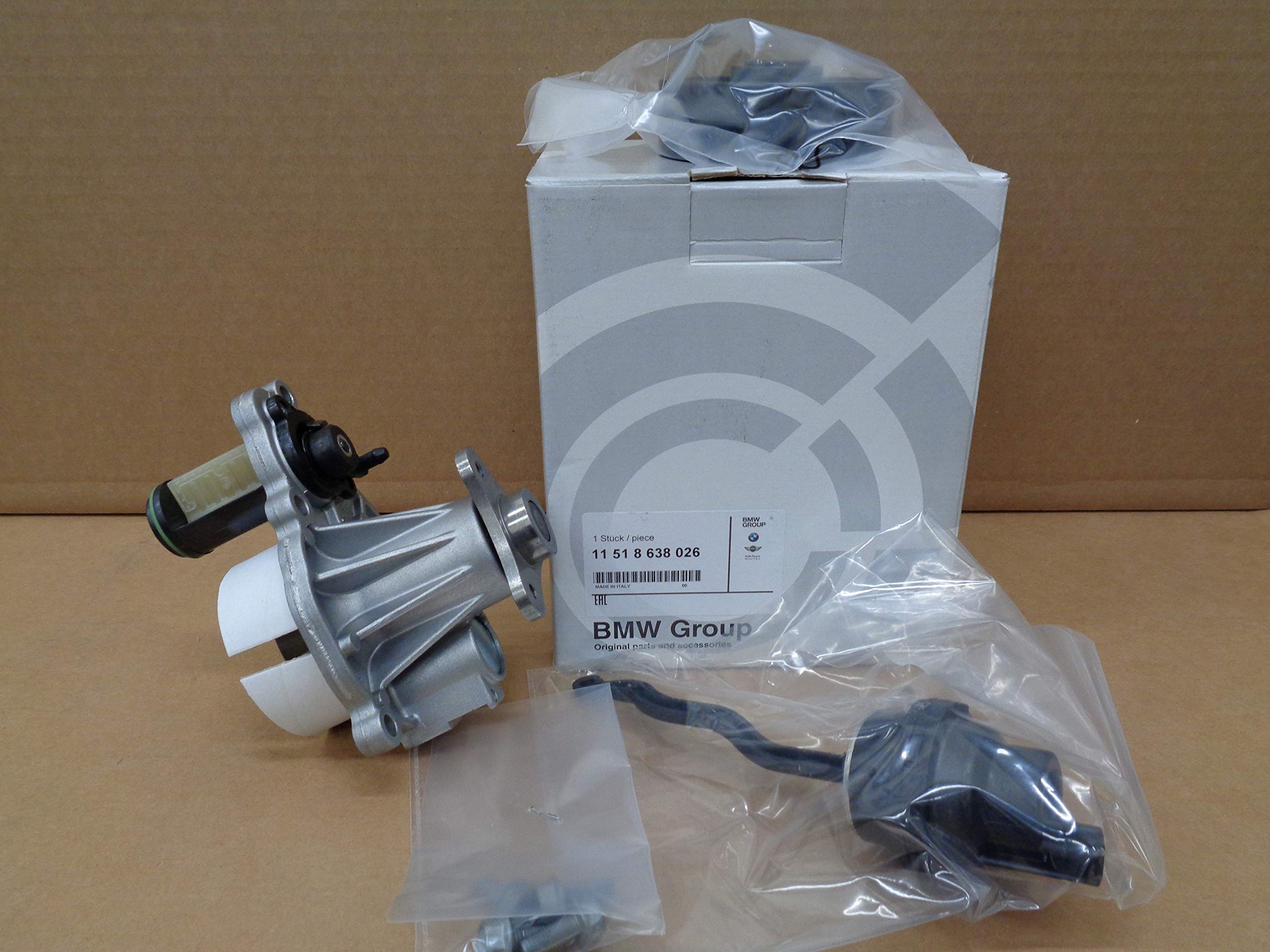 BMW 11-51-8-638-026 Water Pump Replacement (Part #115010) - 1 Pack - High Performance Cooling System Part for BMW 3 Series, 5 Series, X3, X5 - Perfect for Engine Overheating Prevention & Cooling System Repair