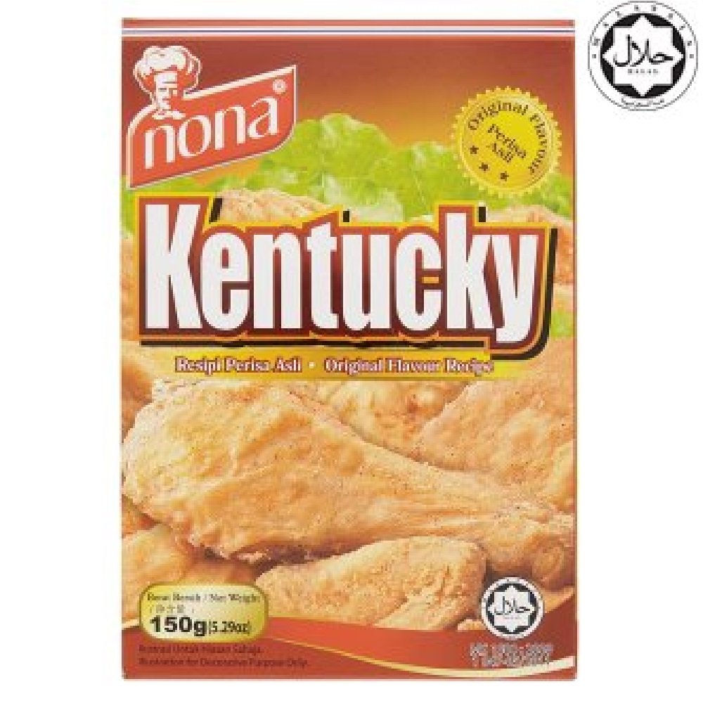 Nona Kentucky Original All Purpose Seasoned Flour 150g (6 Pack) - Perfect for Fried Chicken, Fish & Southern Cooking | Bulk Seasoning for Restaurants & Home Chefs