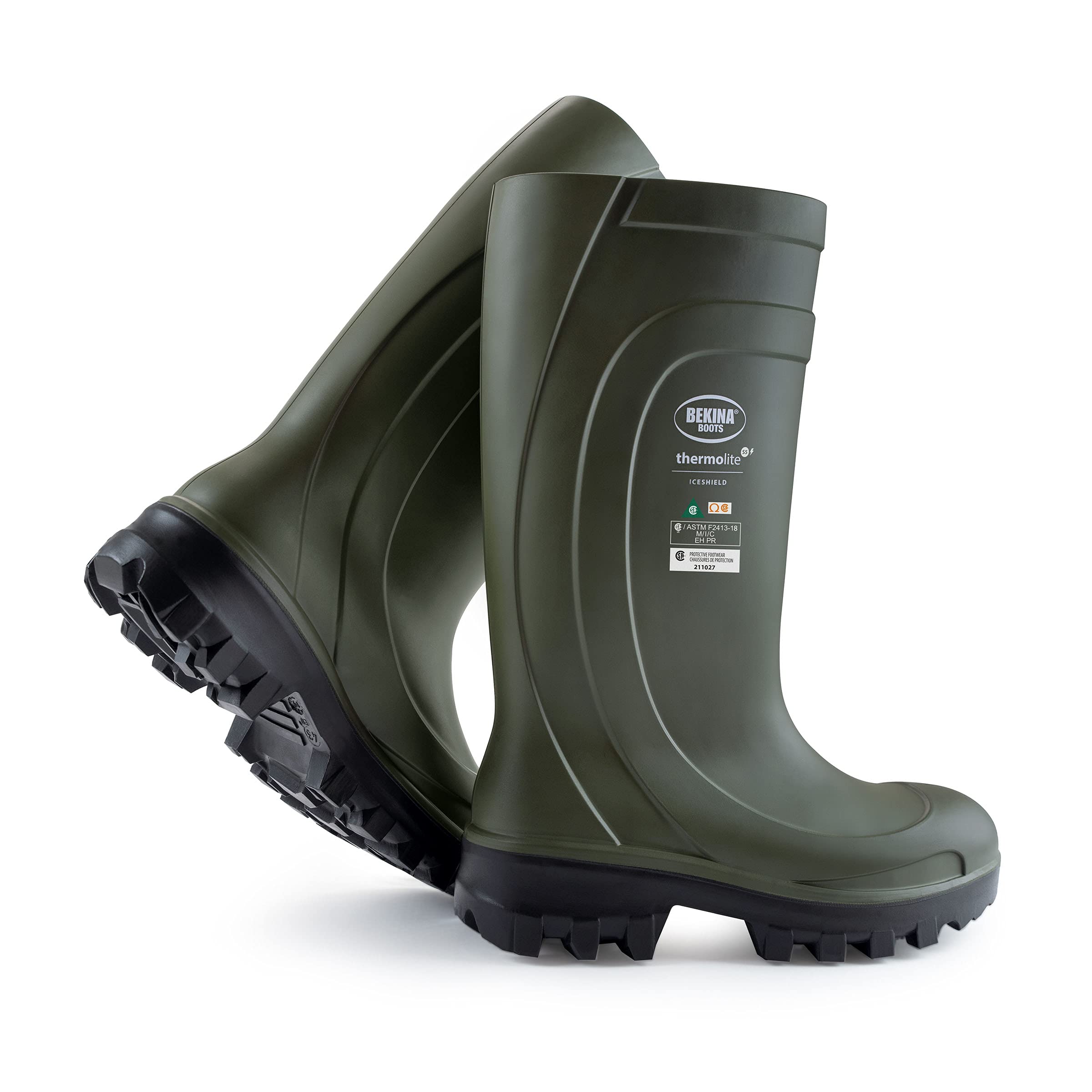 Bekina Thermolite IceShield S5 Insulated Waterproof Work Boots for Men & Women - Lightweight Non-Slip Safety Toe Winter Boots for Farming, Construction & Outdoor Work