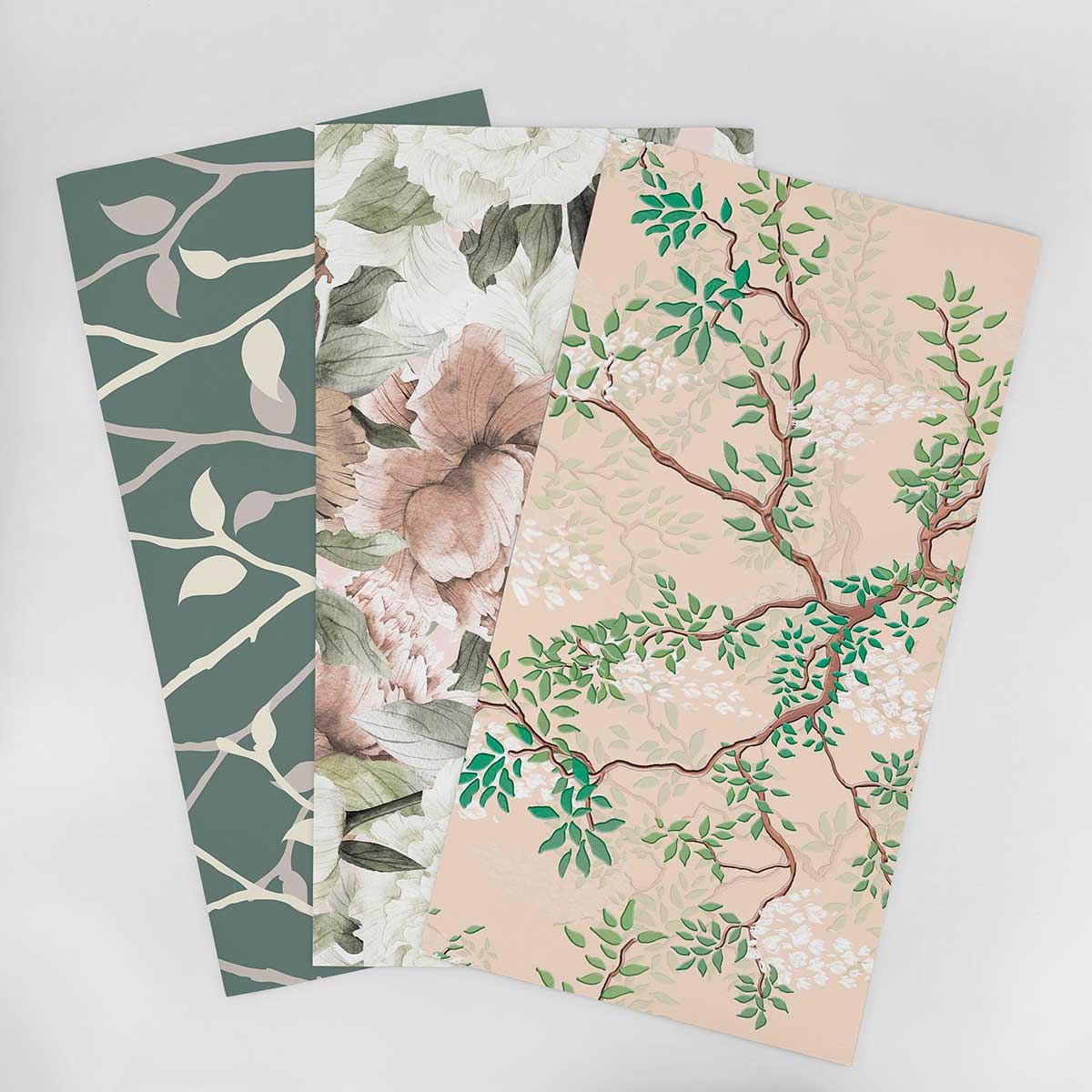 Green Wallpaper Sample for Bedroom - Nature-Inspired Peel & Stick Wallpaper - Perfect for Nursery, Living Room, and Home Decor