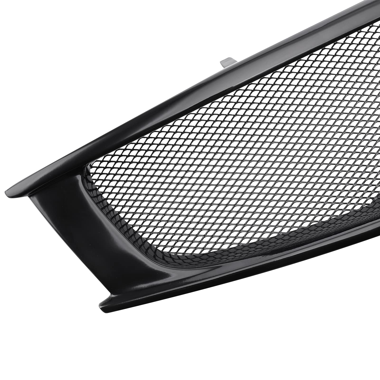 Infiniti G37 Coupe Front Upper Bumper Mesh Grill Grille (2008-2013) - Glossy Black Replacement for Enhanced Style & Airflow - Perfect for Car Enthusiasts & Performance Upgrades