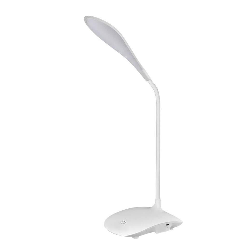 Aozhen Flexible LED Desk Lamp - 360° Rotating Eye Protection Reading Light for Study, Office & Home (White, One Size) | Perfect for Night Reading, Work & Study Spaces