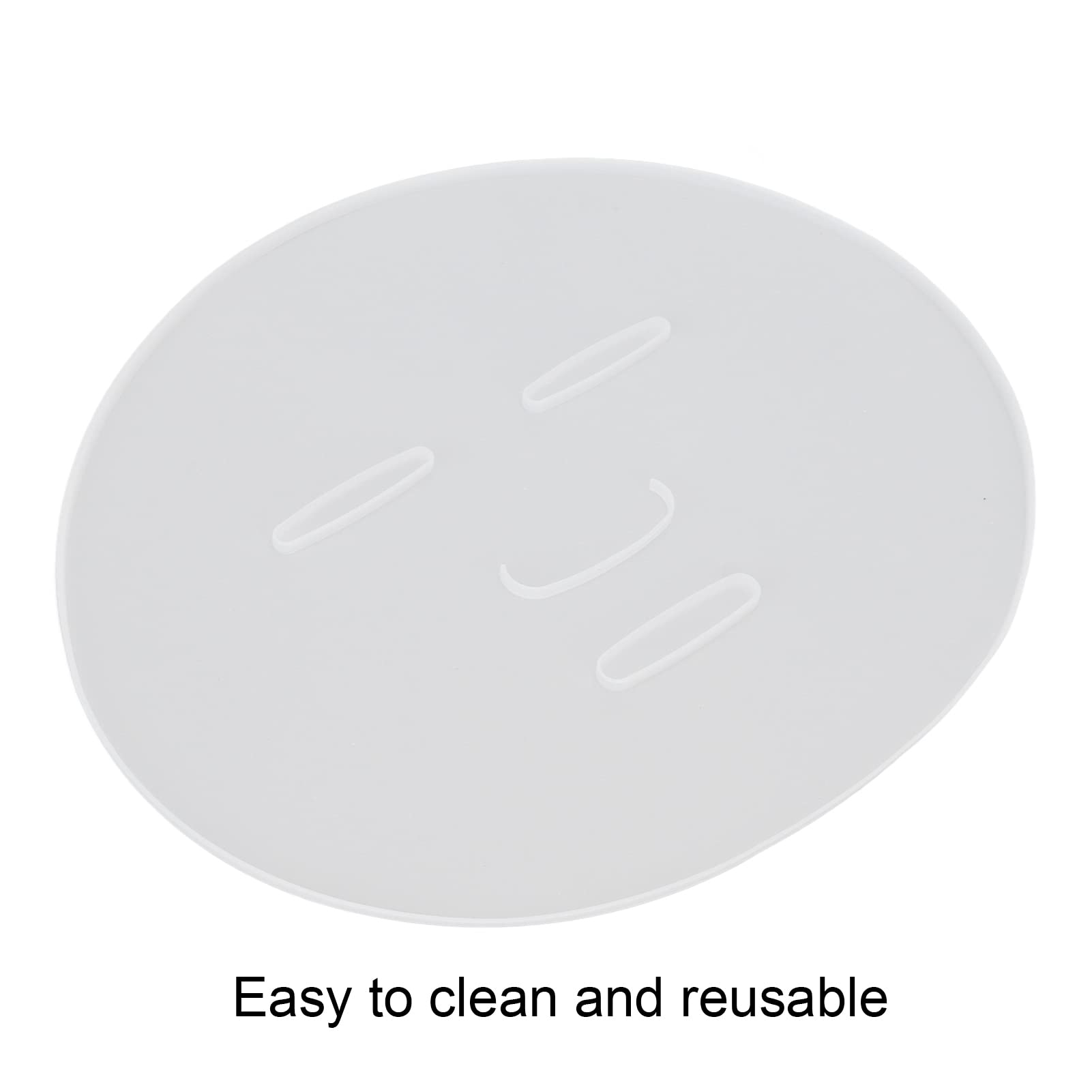 Flexible Silicone Face Mask Mold - Reusable Beauty Salon & Home Skin Care Tool for Estheticians | DIY Facial, Spa & Skincare Treatments