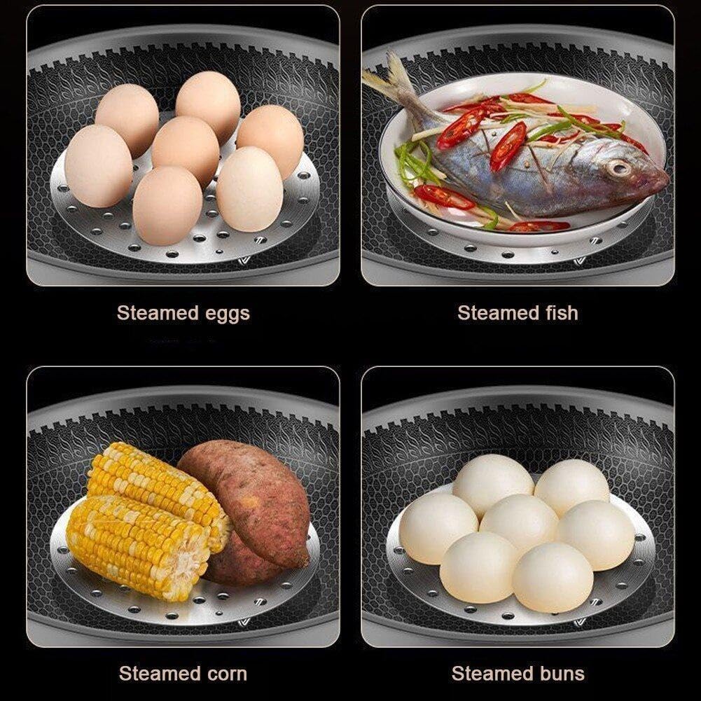 Stainless Steel Egg Steamer Rack - Heatproof Stackable 7-Hole Stand for Eggs, Kitchen Trivet Insert - Perfect for Pots, Pressure Cookers & Steam Boiling (Pack of 1) | Ideal for Meal Prep, Breakfast & Healthy Cooking