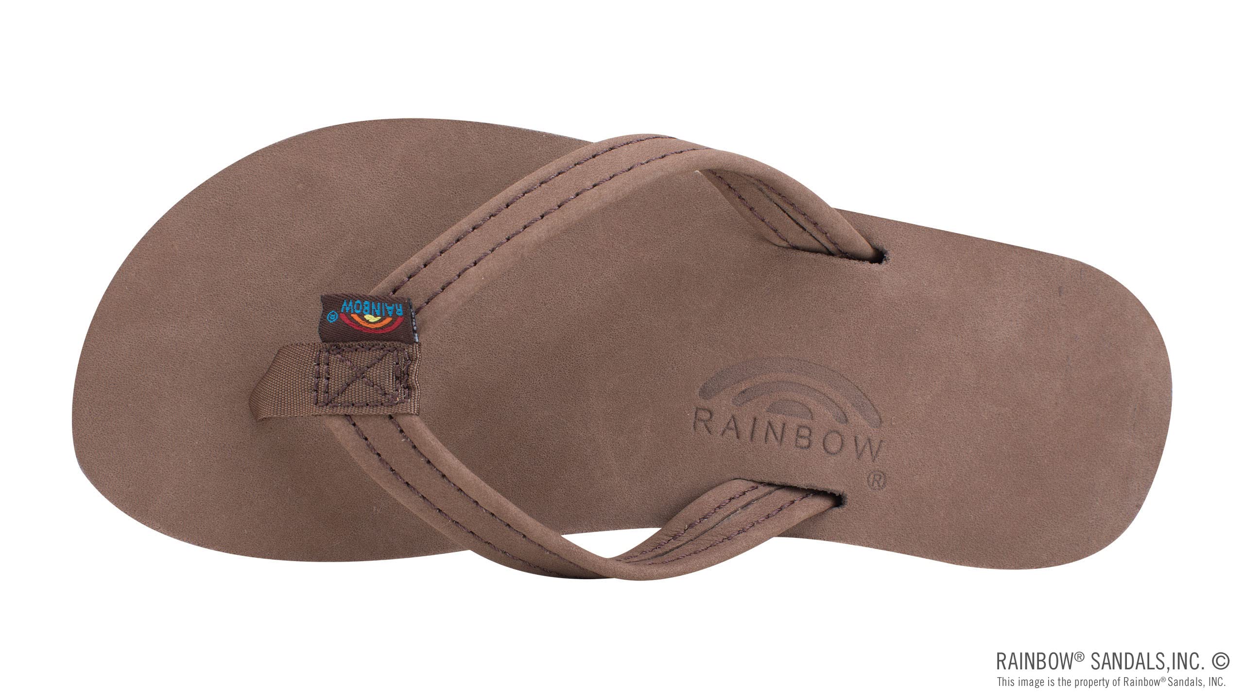 Rainbow Sandals Kid's Premier Leather Narrow Strap Sierra Brown Sandals for Boys & Girls - Comfortable & Durable Kids' Footwear for Beach, Pool & Summer Outdoor Activities
