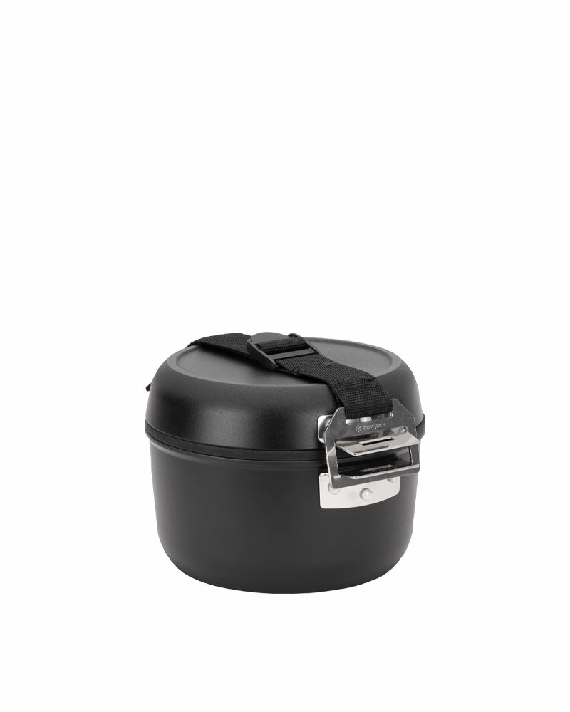 Portable 19cm Camping Cookware Set - Lightweight Outdoor Cooking Pot for Backpacking, Hiking & Picnics | Compact Camp Stove Accessories for Home & Travel Use