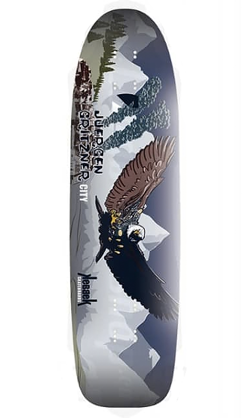 Kebbek Borg Series Juergen Gritzner 33-Inch City Deck Skateboard | Premium Maple Wood Construction for Urban Commuting & Street Riding | Perfect for College Campus, City Streets & Skate Parks