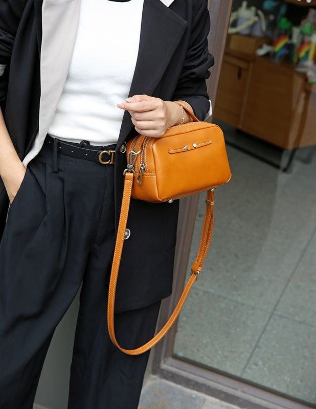 Compact Zip Crossbody Bag for Women - Lightweight & Waterproof Small Shoulder Purse - Perfect for Travel, Shopping, and Everyday Use