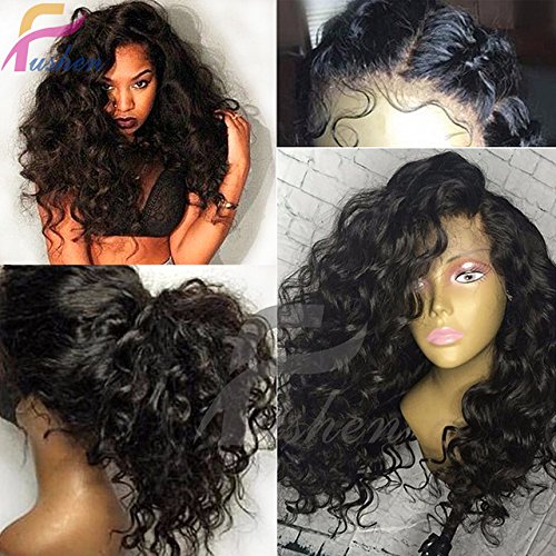 360 Lace Wigs for Women - 180% Density Virgin Brazilian Hair Short Bob Wig - 8A Grade Full Lace Front Human Hair Wig (18 Inch) - Perfect for Daily Wear, Parties & Cosplay