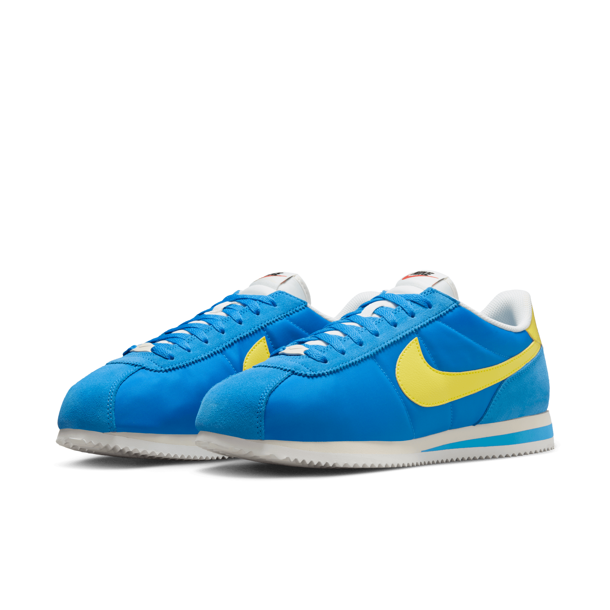 Nike Cortez TXT Sneakers in Light Photo Blue & Lightning - Classic Comfort for Running, Walking & Casual Wear
